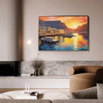 Landscape 116 Canvas Art 90 x 60 cm / Stretched on hidden frame