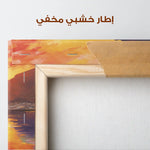 Landscape 116 Canvas Art 90 x 60 cm / Stretched on hidden frame