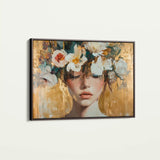 Portrait 116 Canvas Art 90 x 60 cm / Stretched on hidden frame