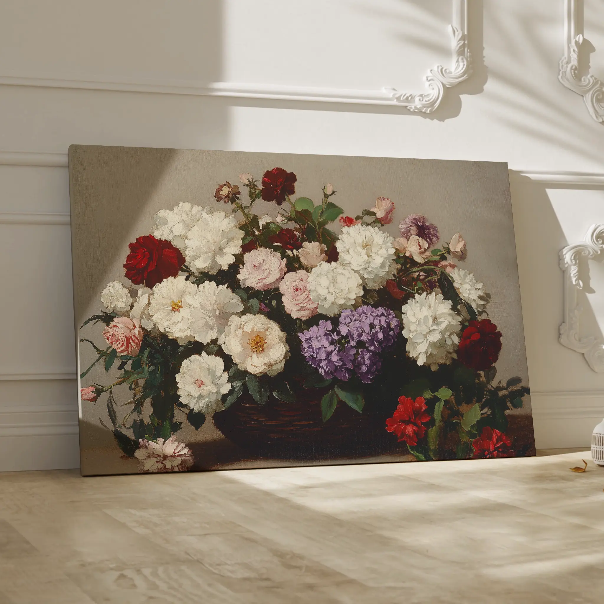 Floral Canvas Wall Art WAD1160-F 90 x 60 cm / Stretched on hidden frame