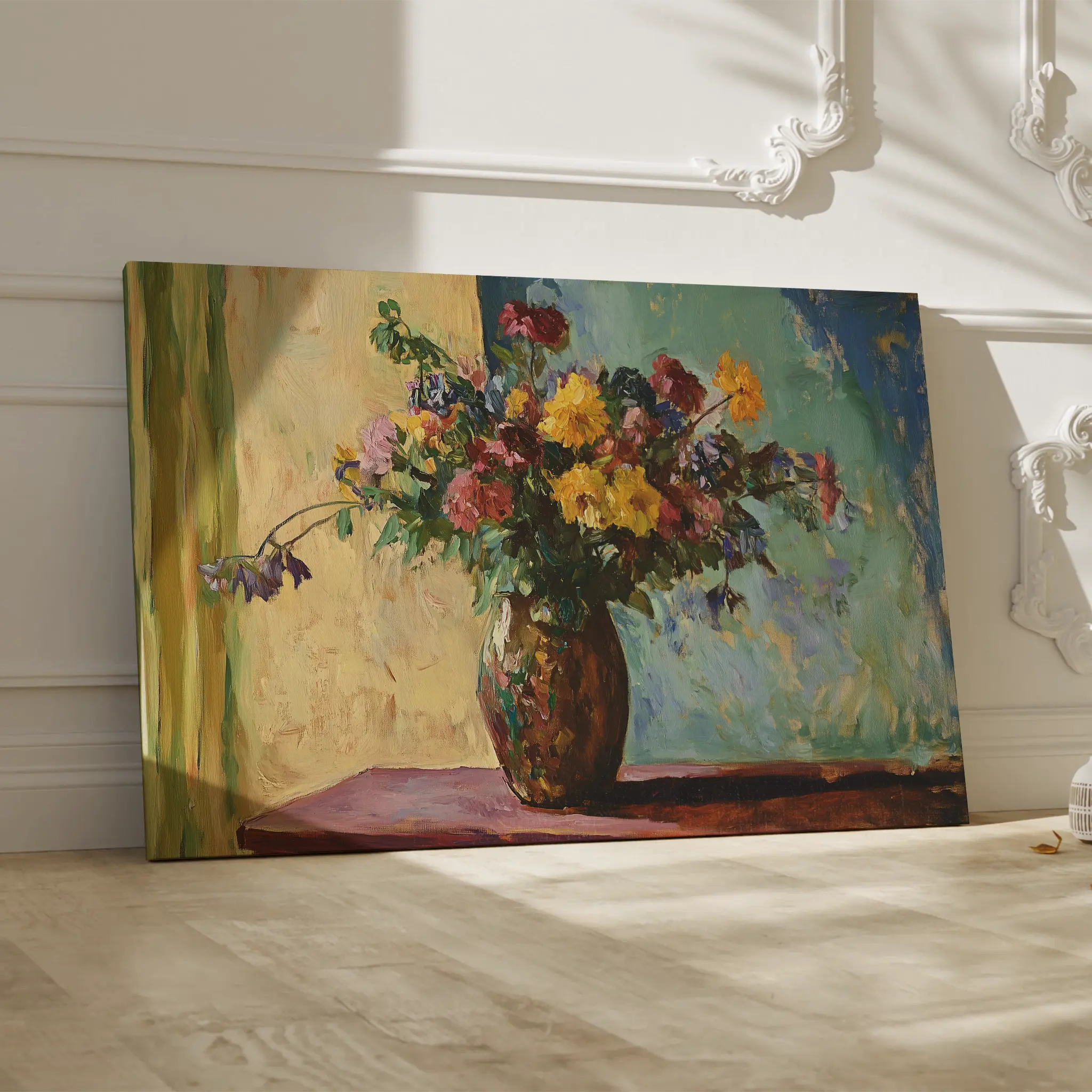 Floral Canvas Wall Art WAD1162-F 90 x 60 cm / Stretched on hidden frame