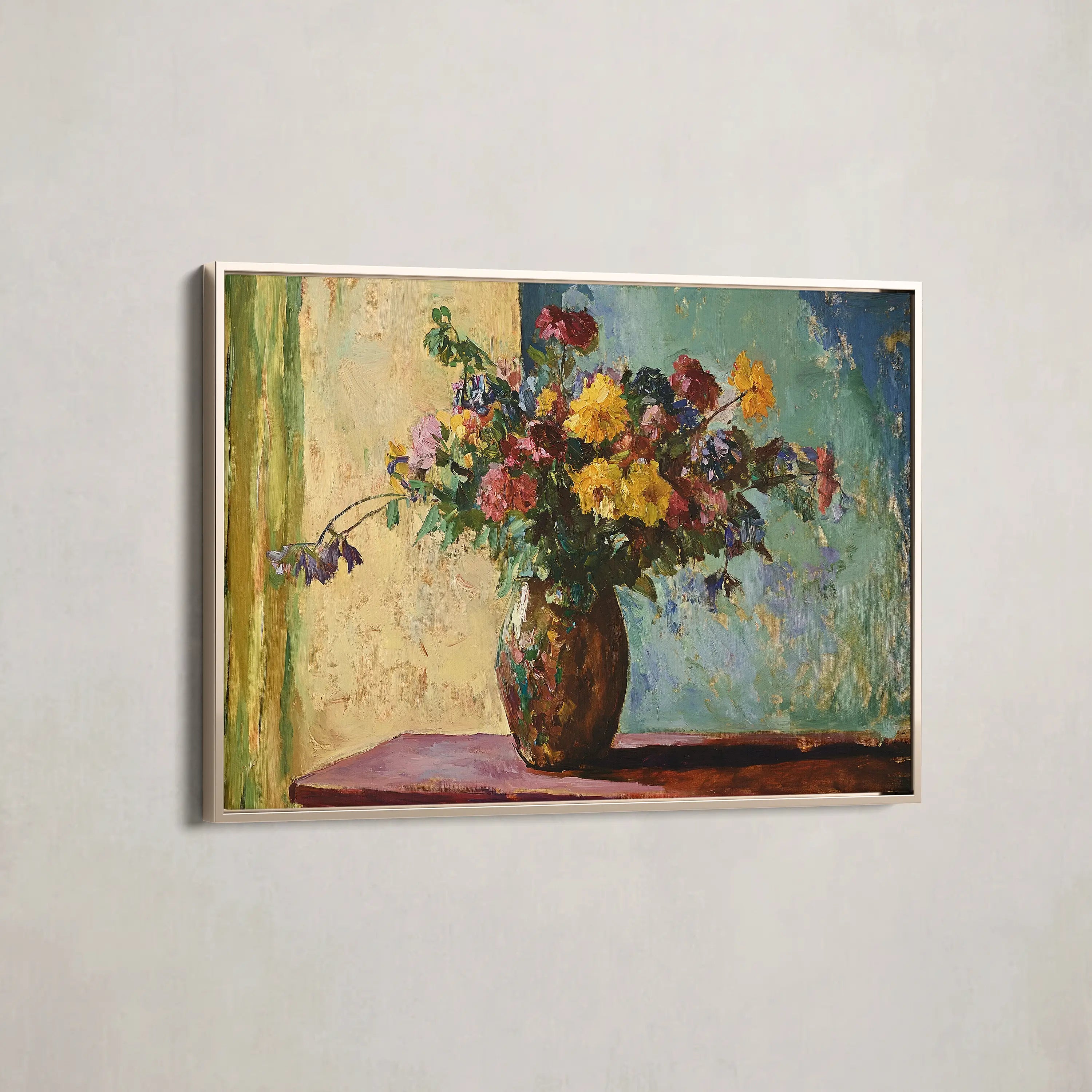 Floral Canvas Wall Art WAD1162-F 90 x 60 cm / Stretched on hidden frame