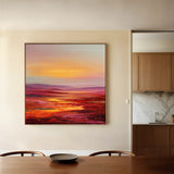 Abstract 1163 Canvas Art 60 x 60 cm / Stretched on hidden frame