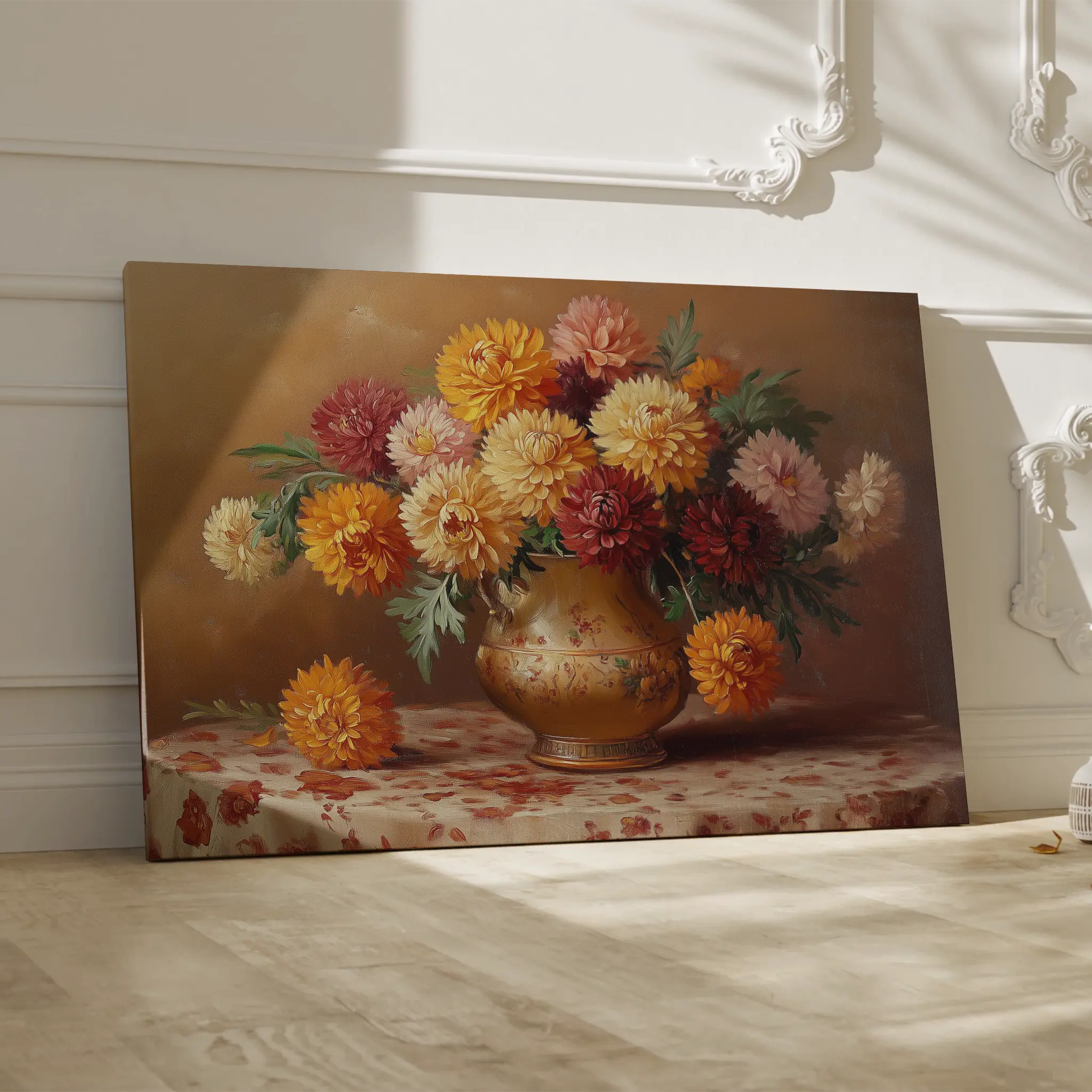 Floral Canvas Wall Art WAD1164-F 90 x 60 cm / Stretched on hidden frame