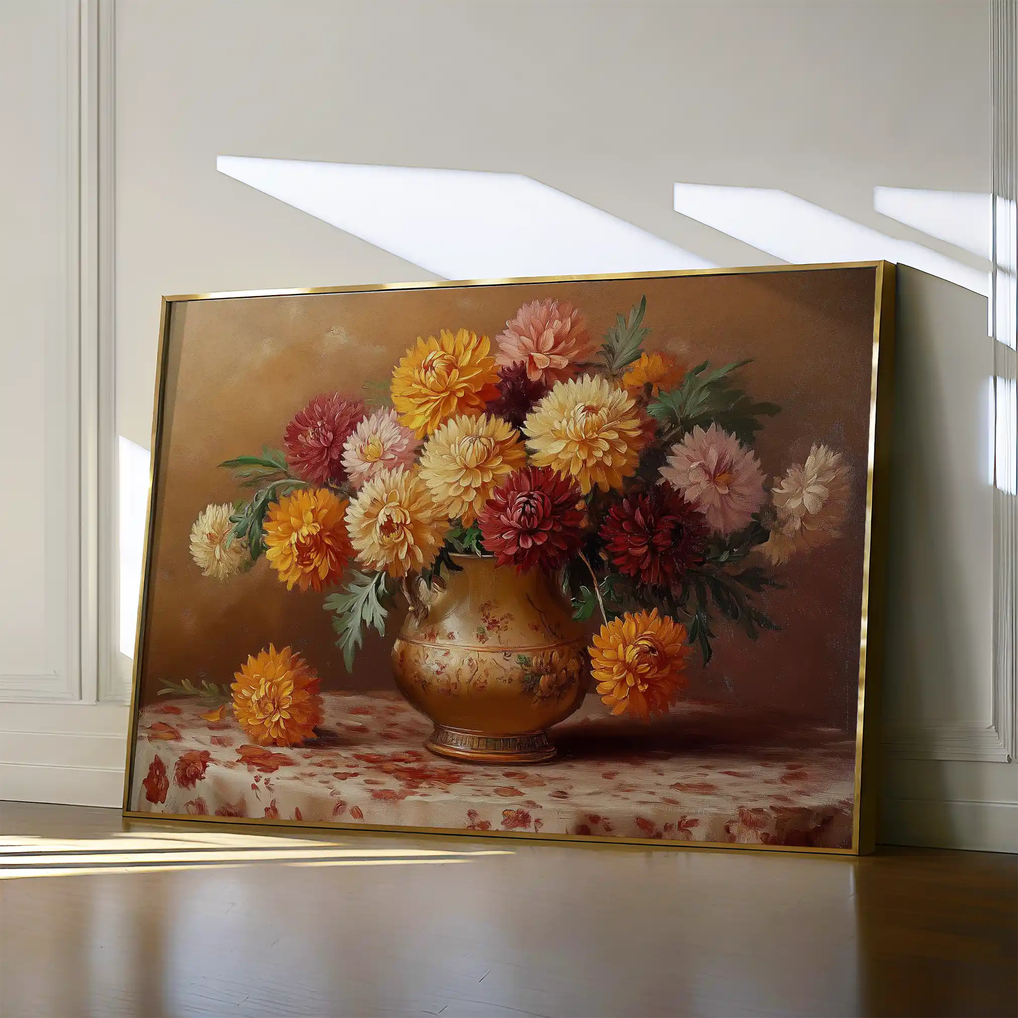 Floral Canvas Wall Art WAD1164-F 90 x 60 cm / Stretched on hidden frame