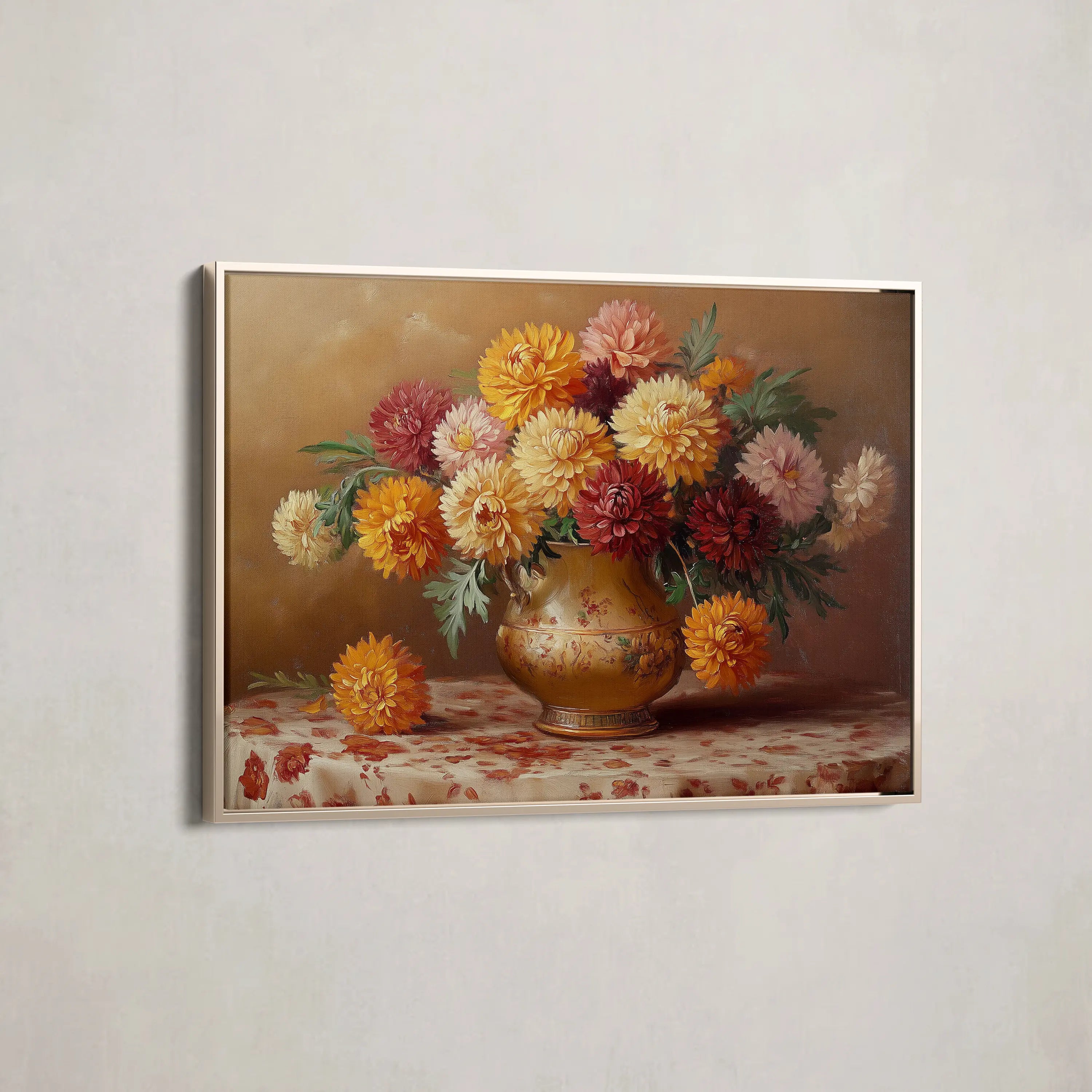 Floral Canvas Wall Art WAD1164-F 90 x 60 cm / Stretched on hidden frame