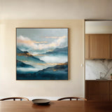Abstract 1165 Canvas Art 60 x 60 cm / Stretched on hidden frame