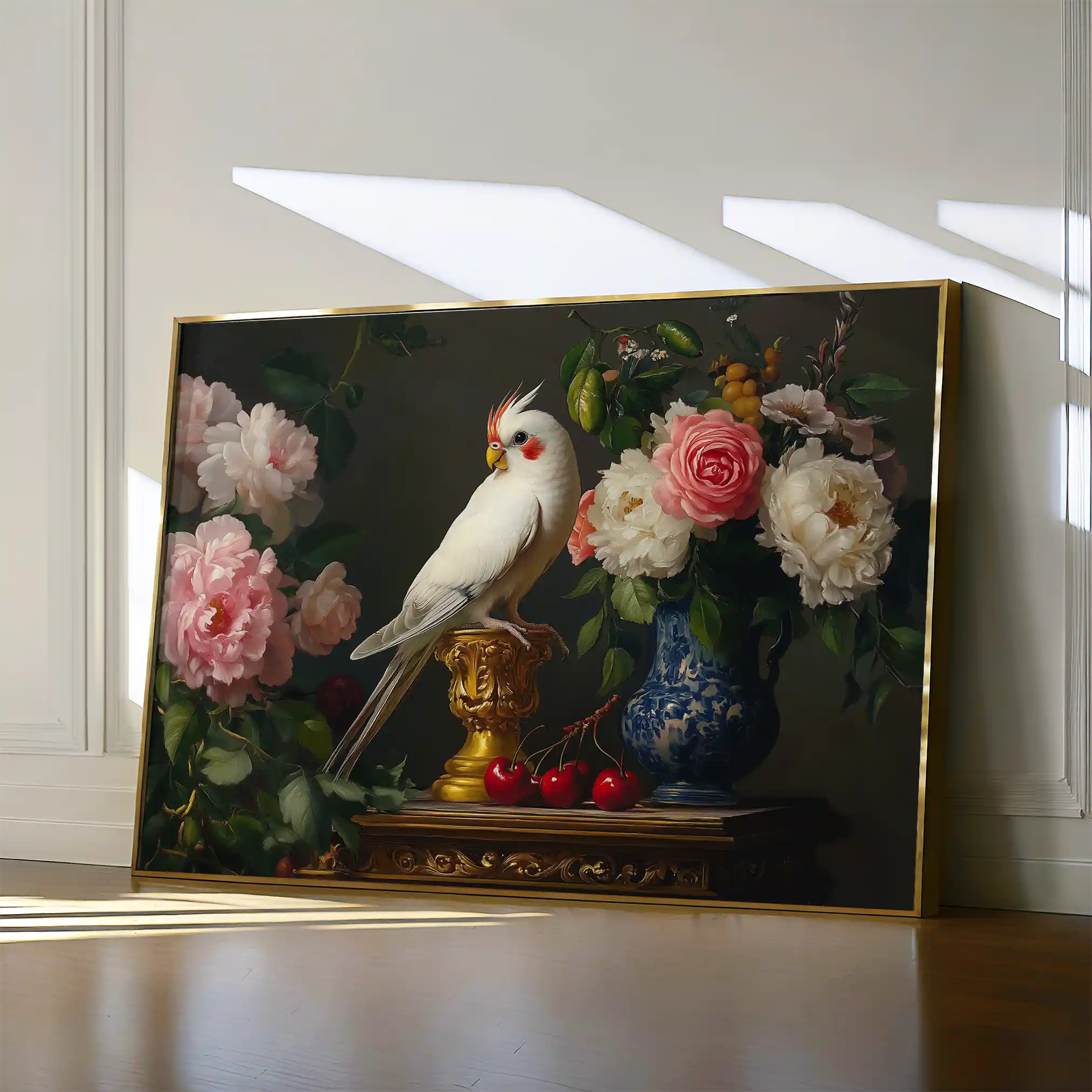 Floral Canvas Wall Art WAD1165-F 90 x 60 cm / Stretched on hidden frame