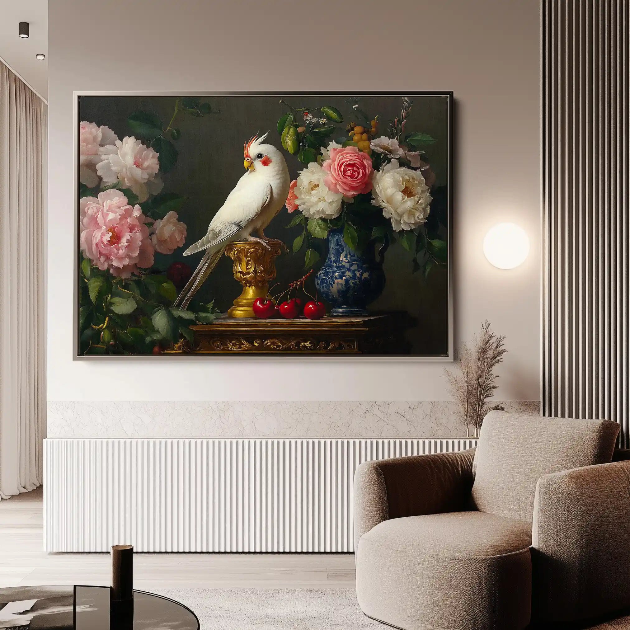 Floral Canvas Wall Art WAD1165-F 90 x 60 cm / Stretched on hidden frame