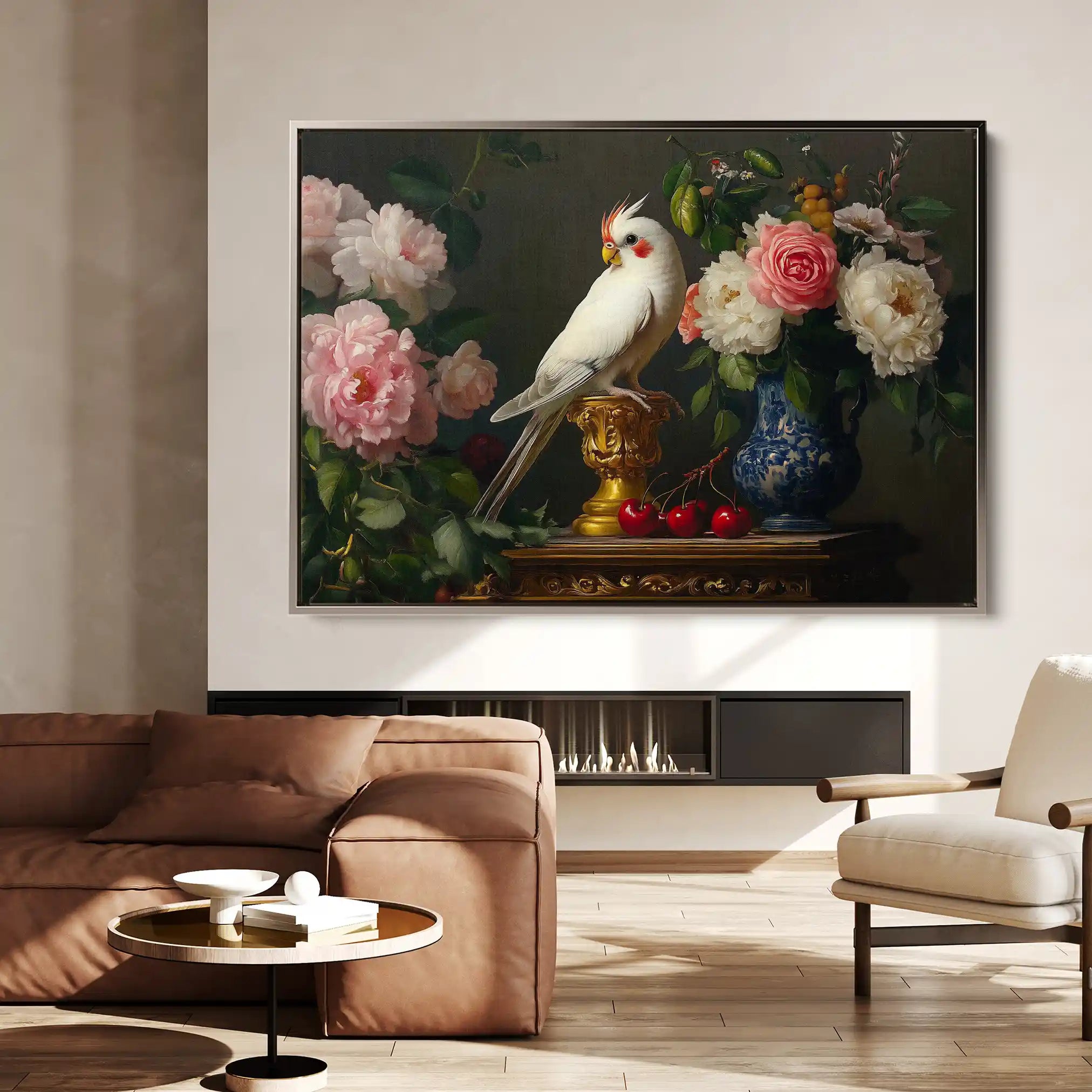 Floral Canvas Wall Art WAD1165-F 90 x 60 cm / Stretched on hidden frame