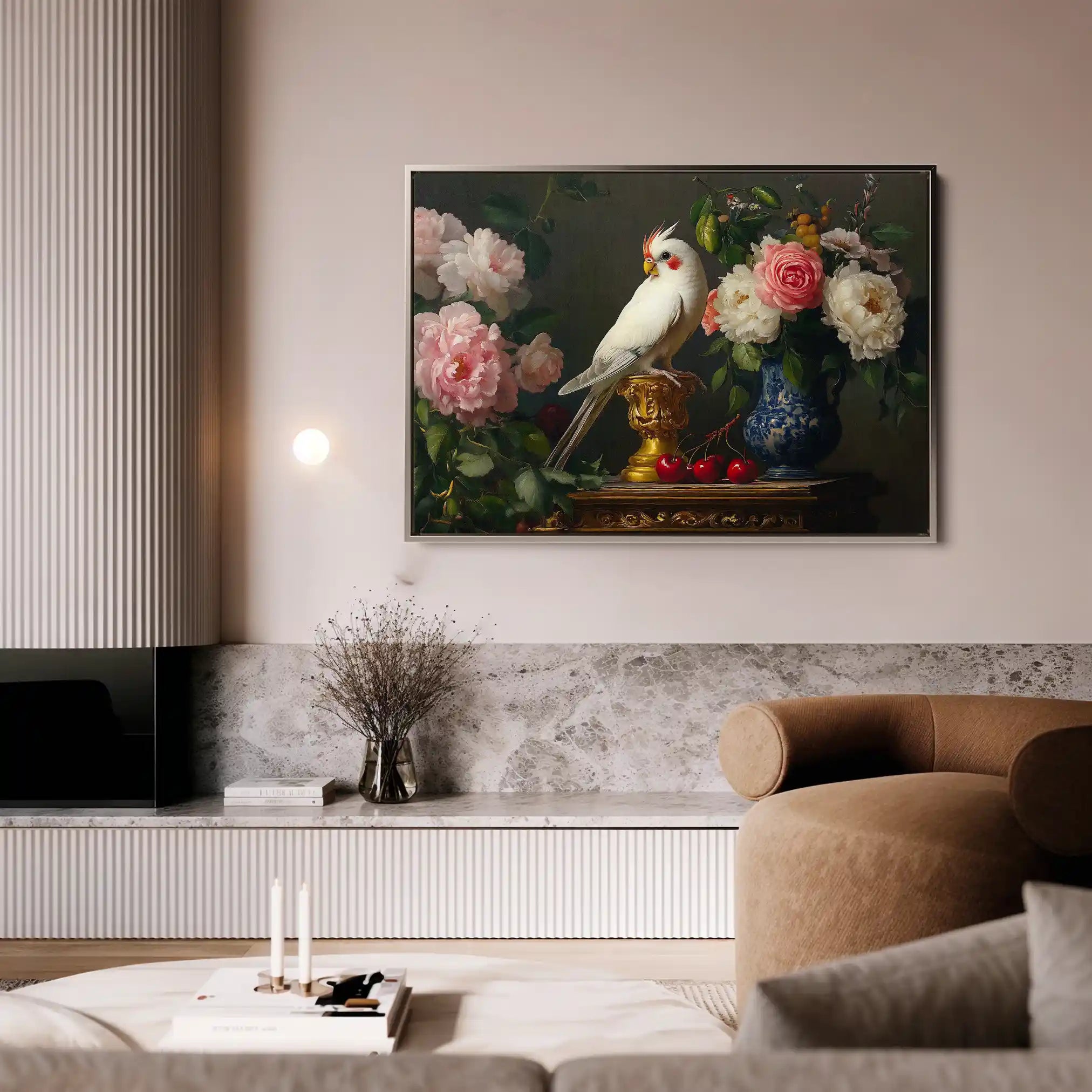Floral Canvas Wall Art WAD1165-F 90 x 60 cm / Stretched on hidden frame