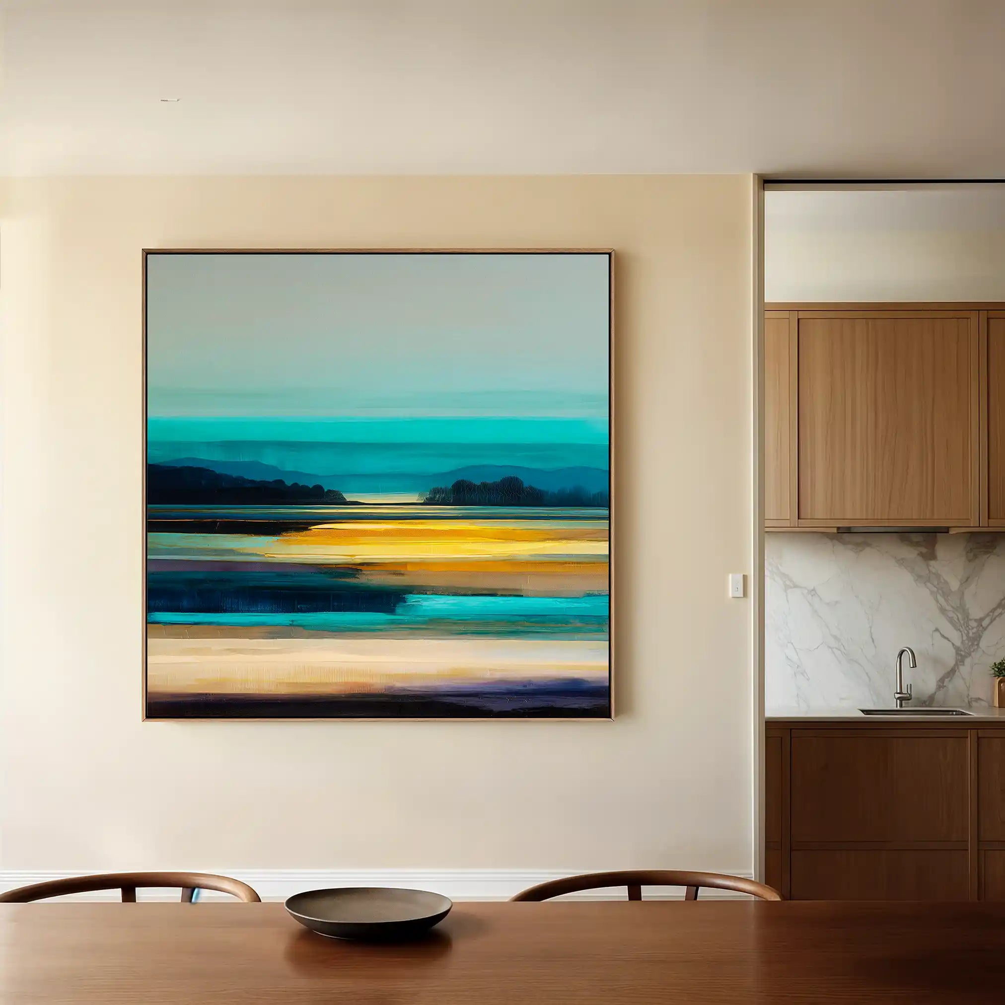 Abstract 1167 Canvas Art 60 x 60 cm / Stretched on hidden frame