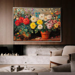 Floral Canvas Wall Art WAD1167-F 90 x 60 cm / Stretched on hidden frame