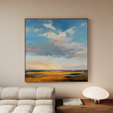 Abstract 1169 Canvas Art 60 x 60 cm / Stretched on hidden frame