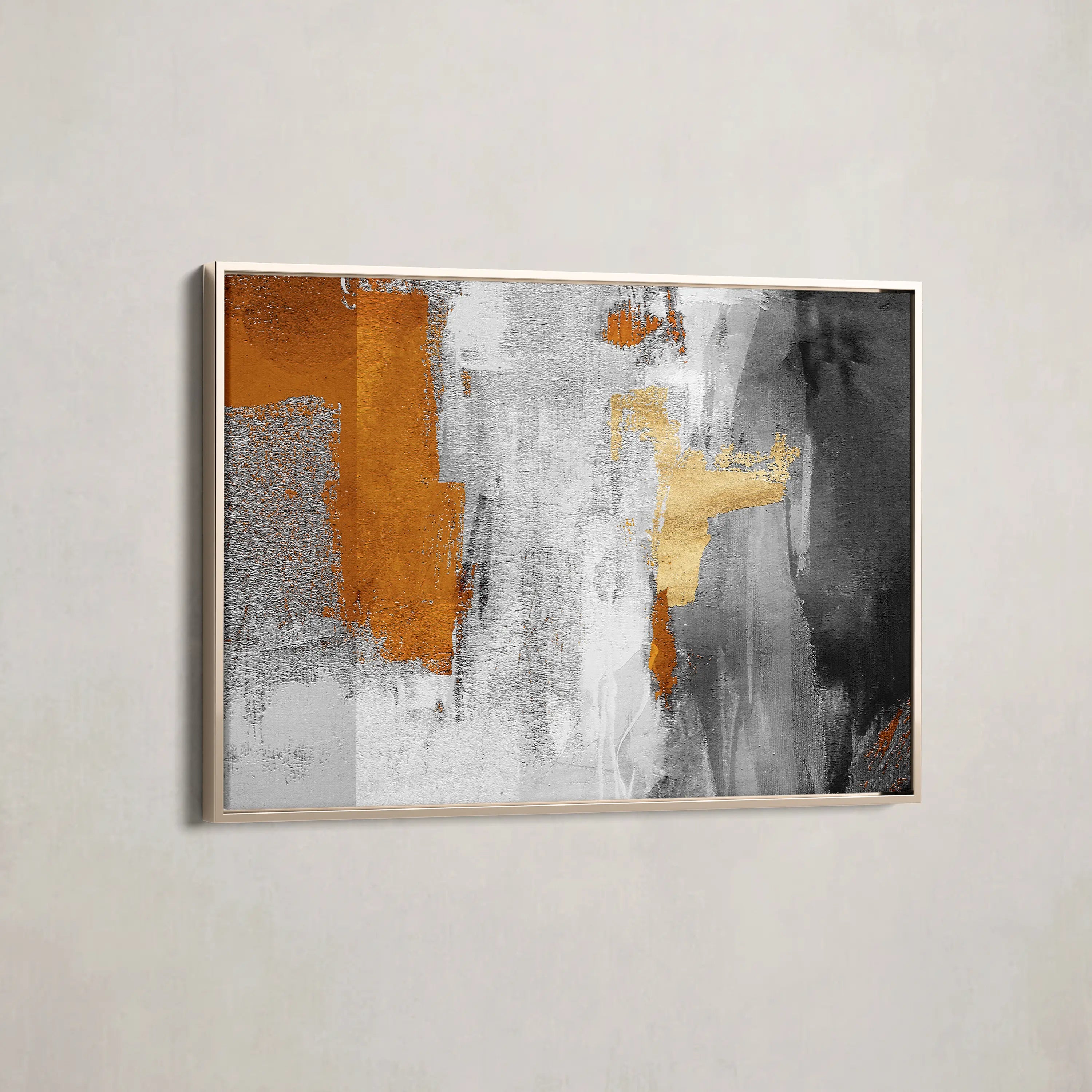 Abstract Canvas Wall Art WAD117-A 90 x 60 cm / Stretched on hidden frame