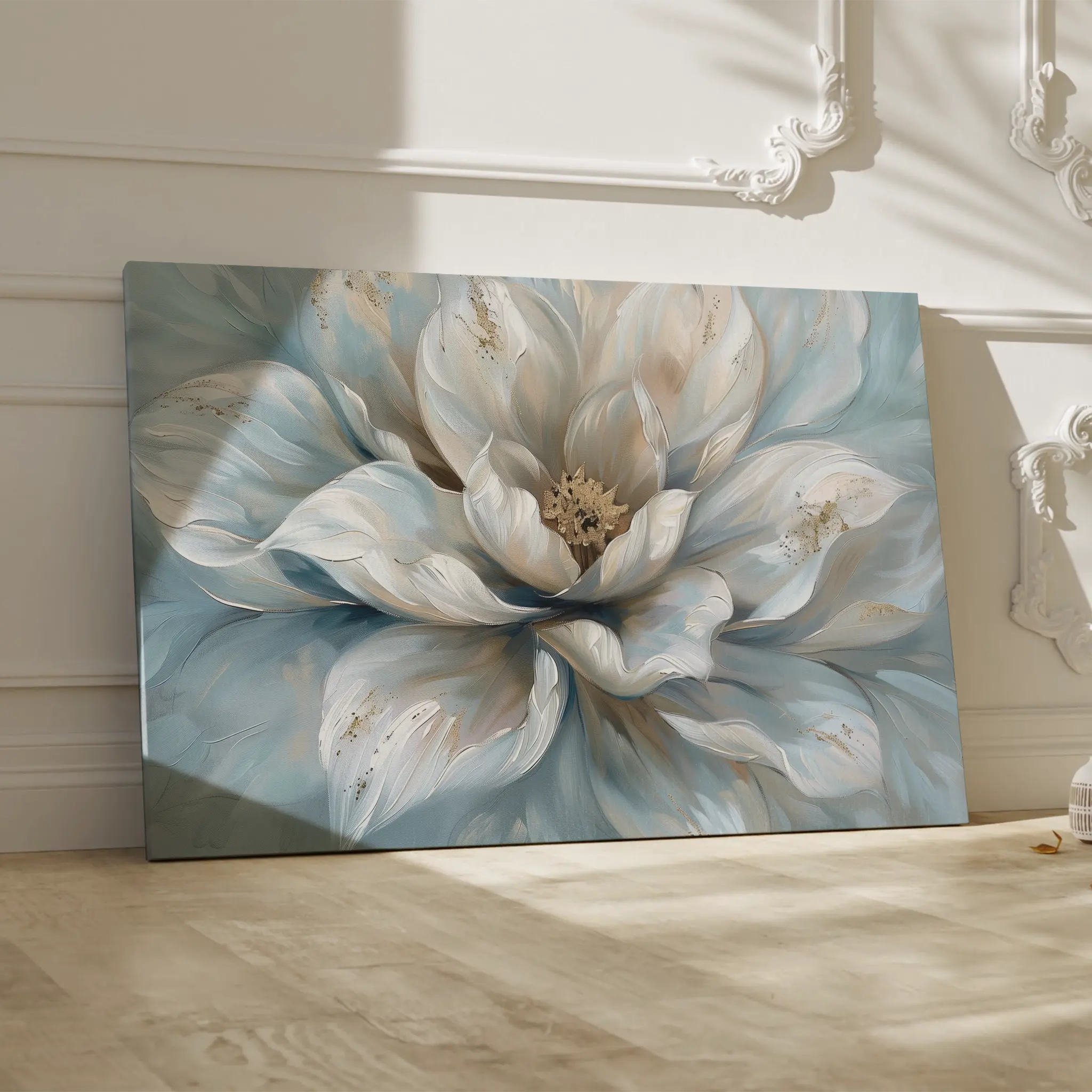 Floral Canvas Wall Art WAD117-F 90 x 60 cm / Stretched on hidden frame