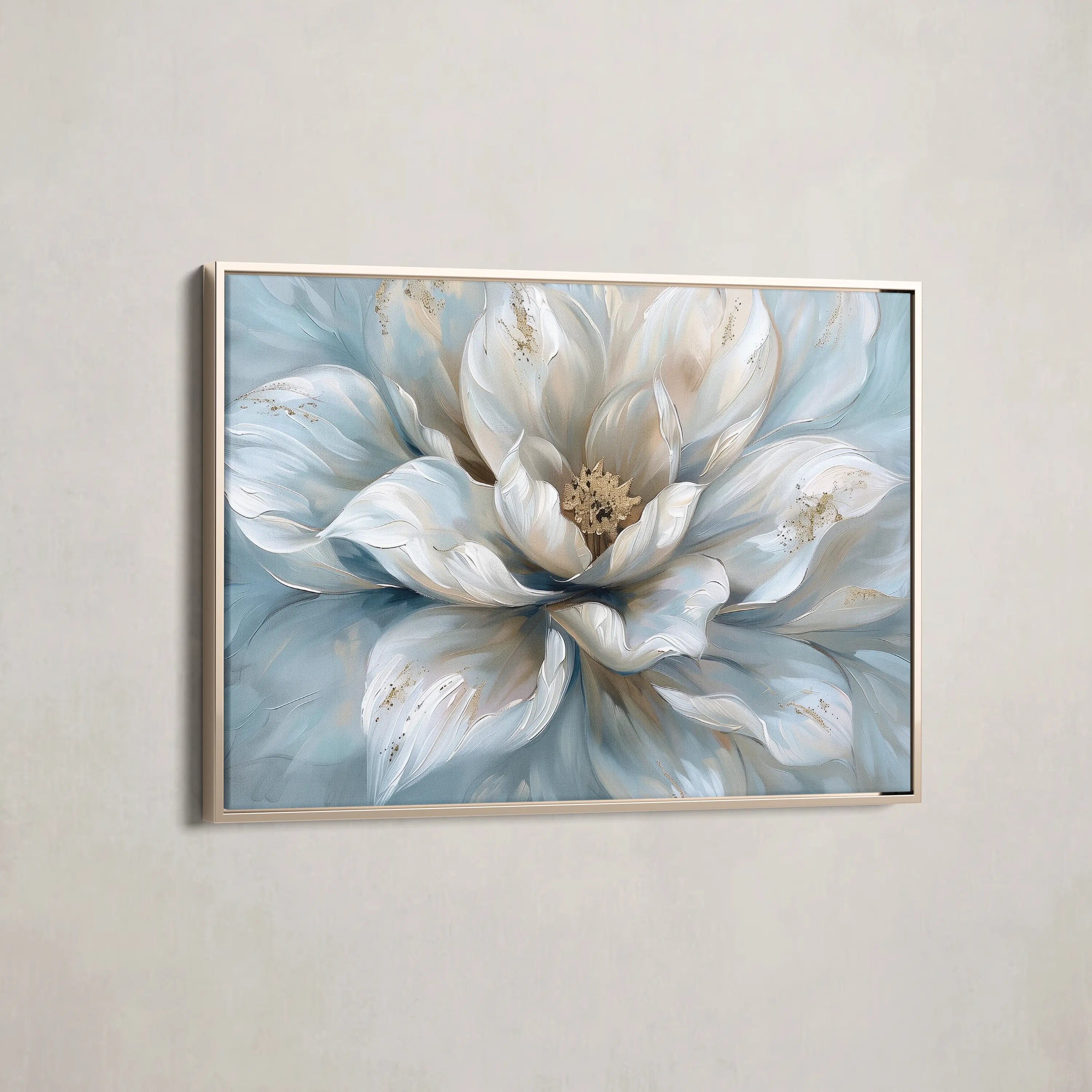 Floral Canvas Wall Art WAD117-F 90 x 60 cm / Stretched on hidden frame