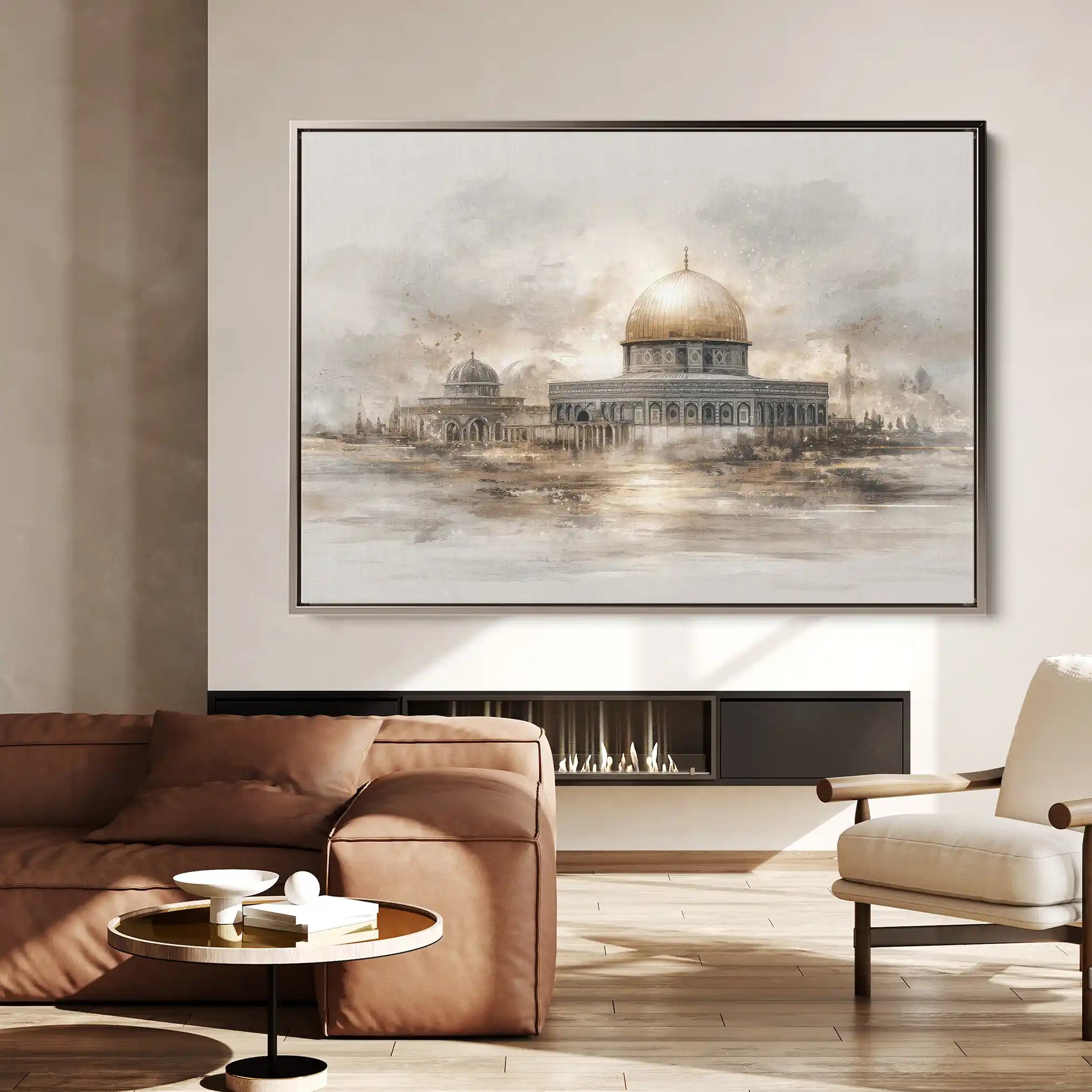 Palestine 117 Canvas Art 60 x 40 cm / Stretched on hidden frame