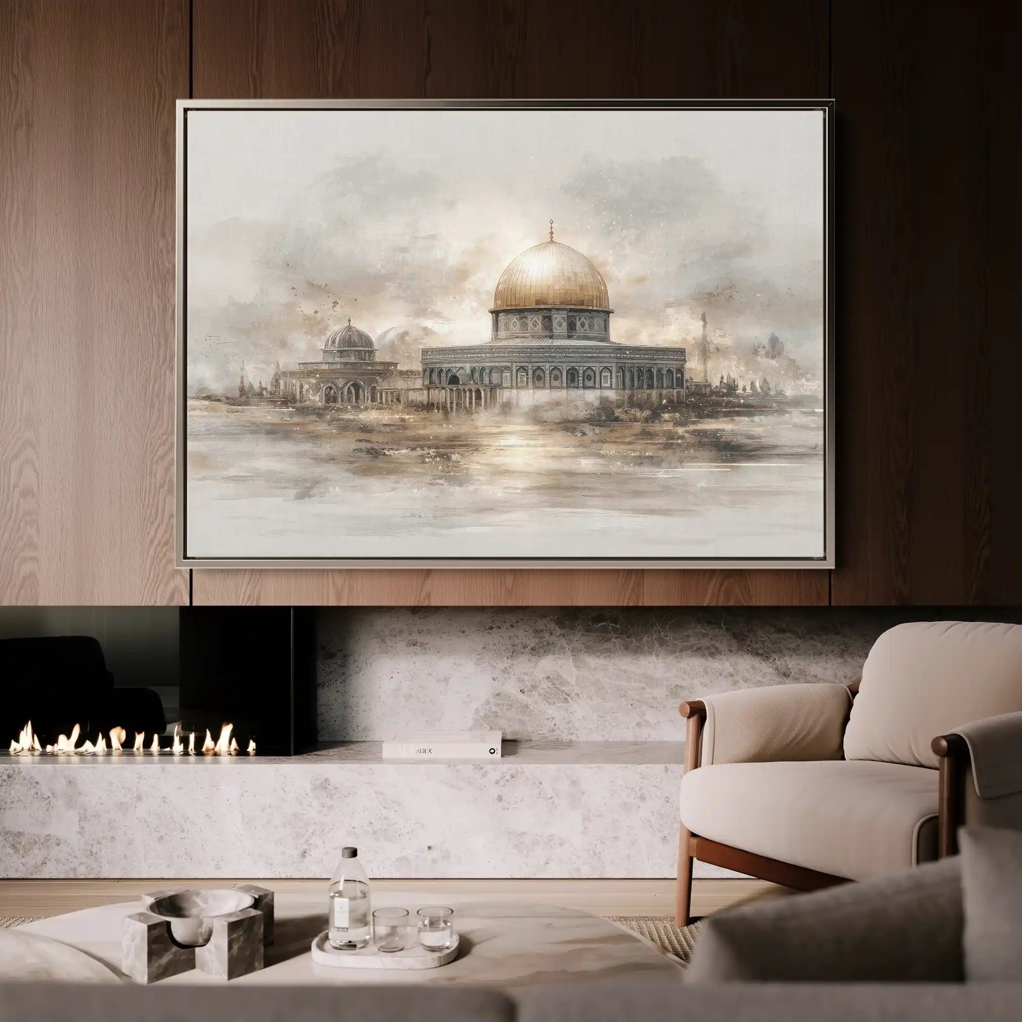 Palestine 117 Canvas Art 60 x 40 cm / Stretched on hidden frame