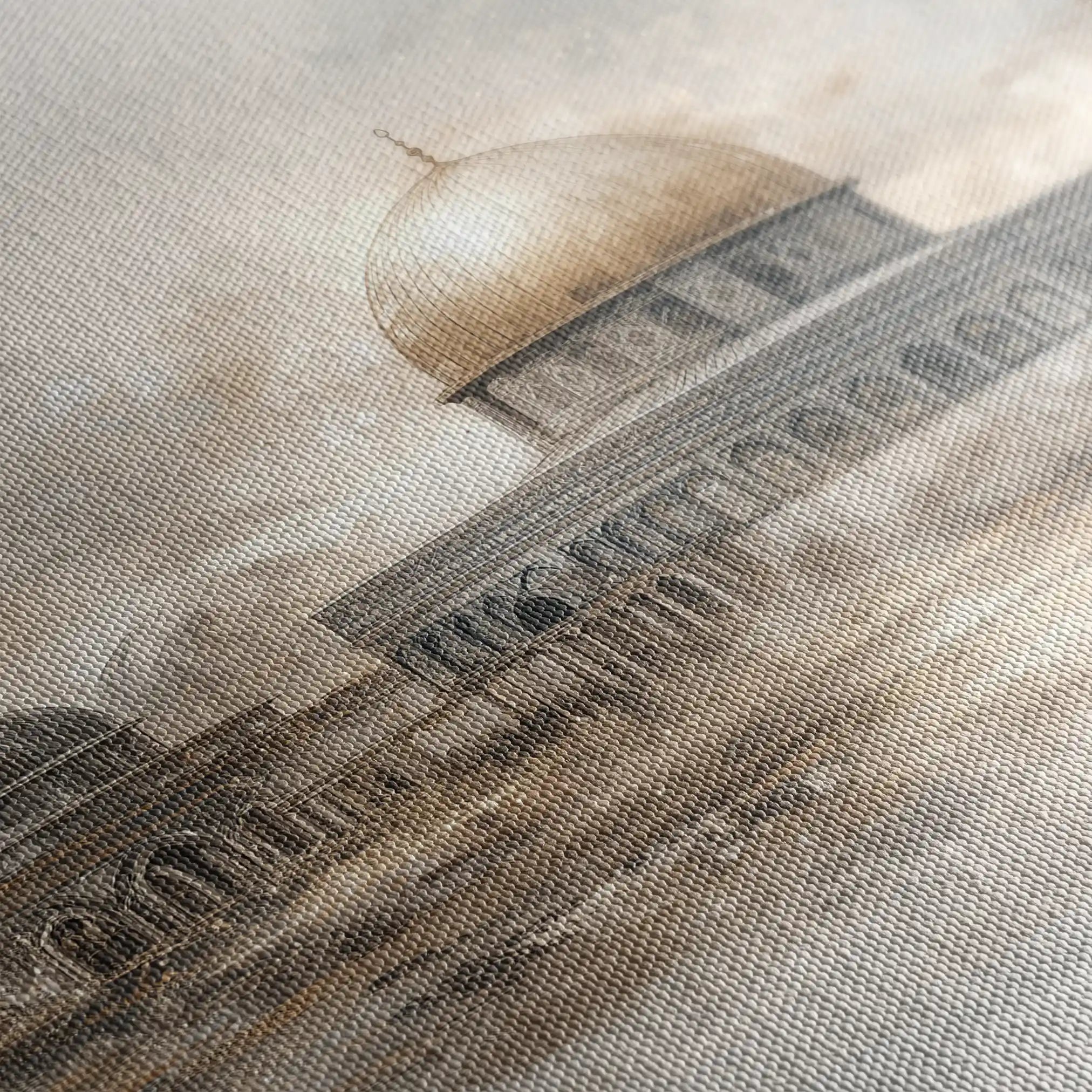 Palestine 117 Canvas Art 60 x 40 cm / Stretched on hidden frame
