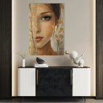 Portrait 117 Canvas Art 90 x 60 cm / Stretched on hidden frame