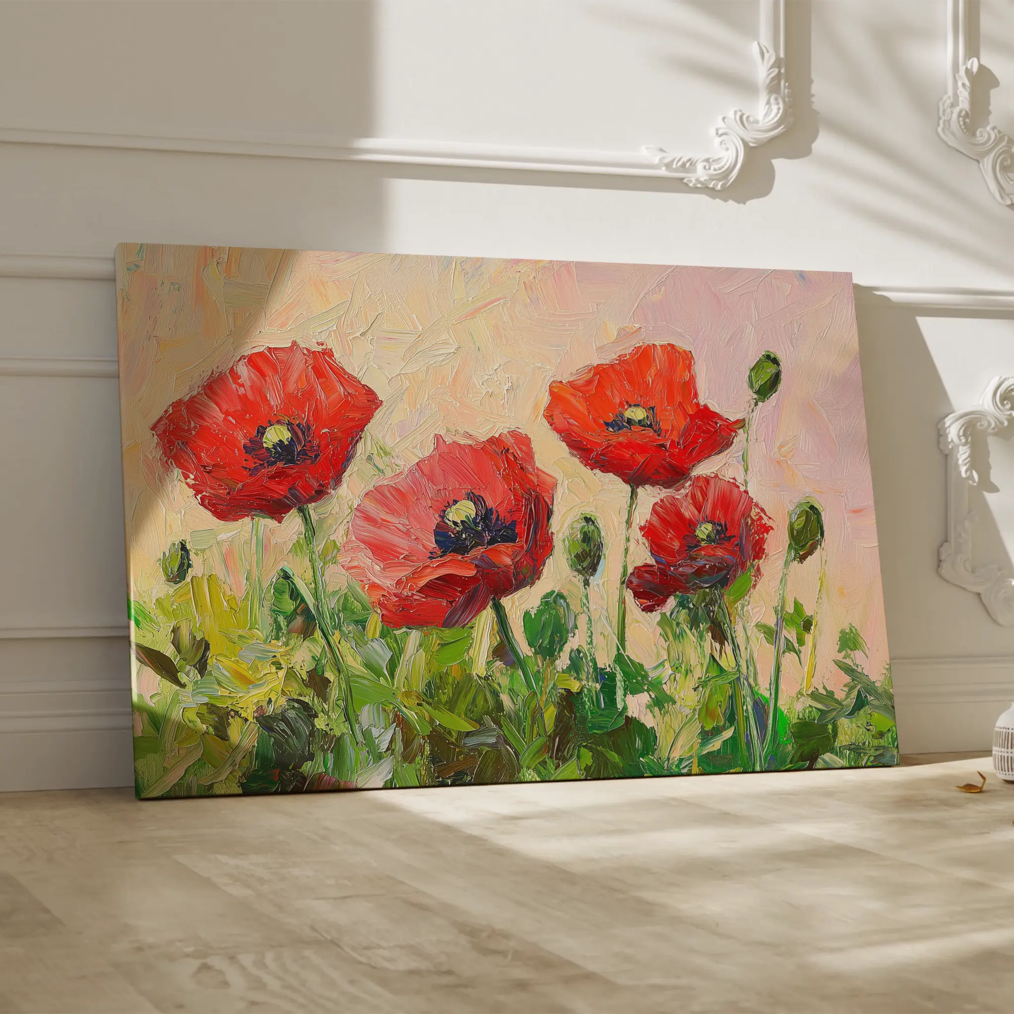 Floral Canvas Wall Art WAD1170-F 90 x 60 cm / Stretched on hidden frame