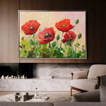 Floral Canvas Wall Art WAD1170-F 90 x 60 cm / Stretched on hidden frame