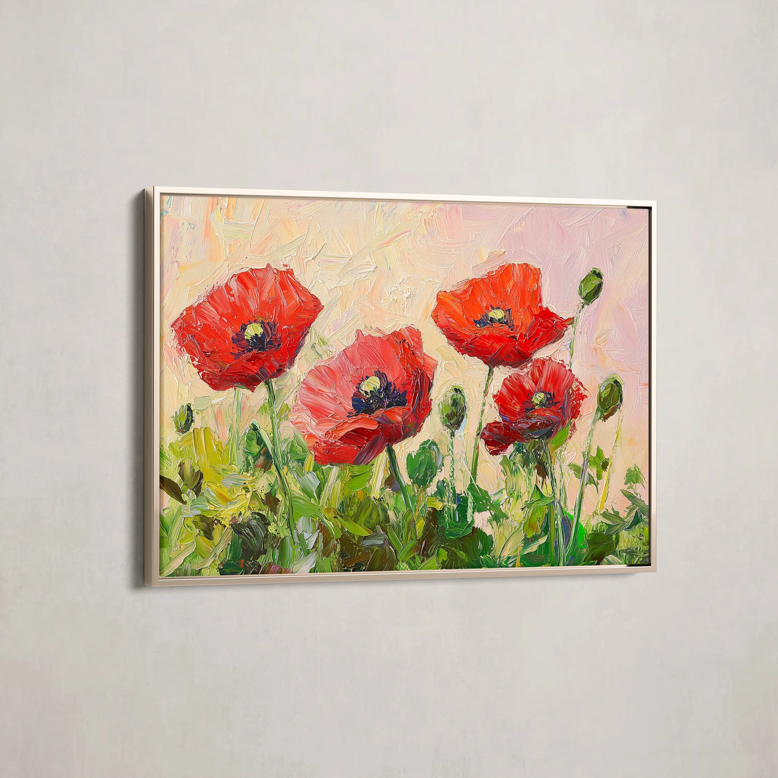 Floral Canvas Wall Art WAD1170-F 90 x 60 cm / Stretched on hidden frame