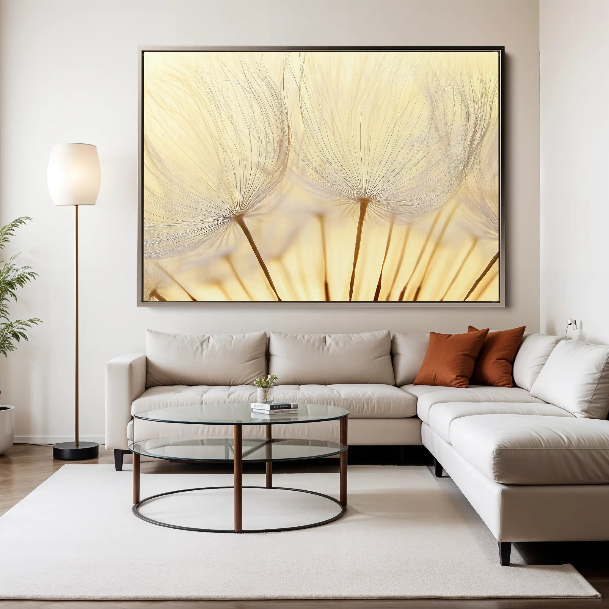 Floral Canvas Wall Art WAD1171-F 90 x 60 cm / Stretched on hidden frame