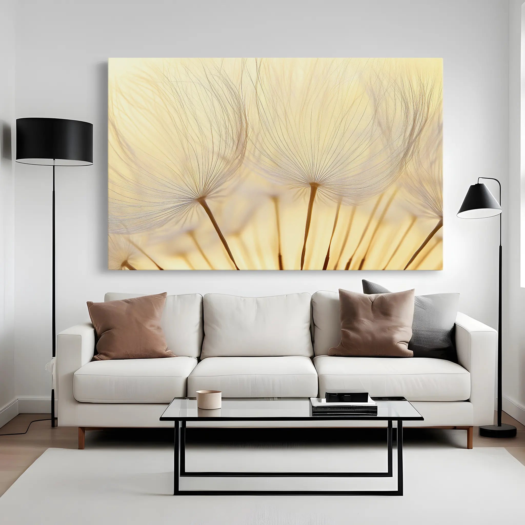 Floral Canvas Wall Art WAD1171-F 90 x 60 cm / Stretched on hidden frame