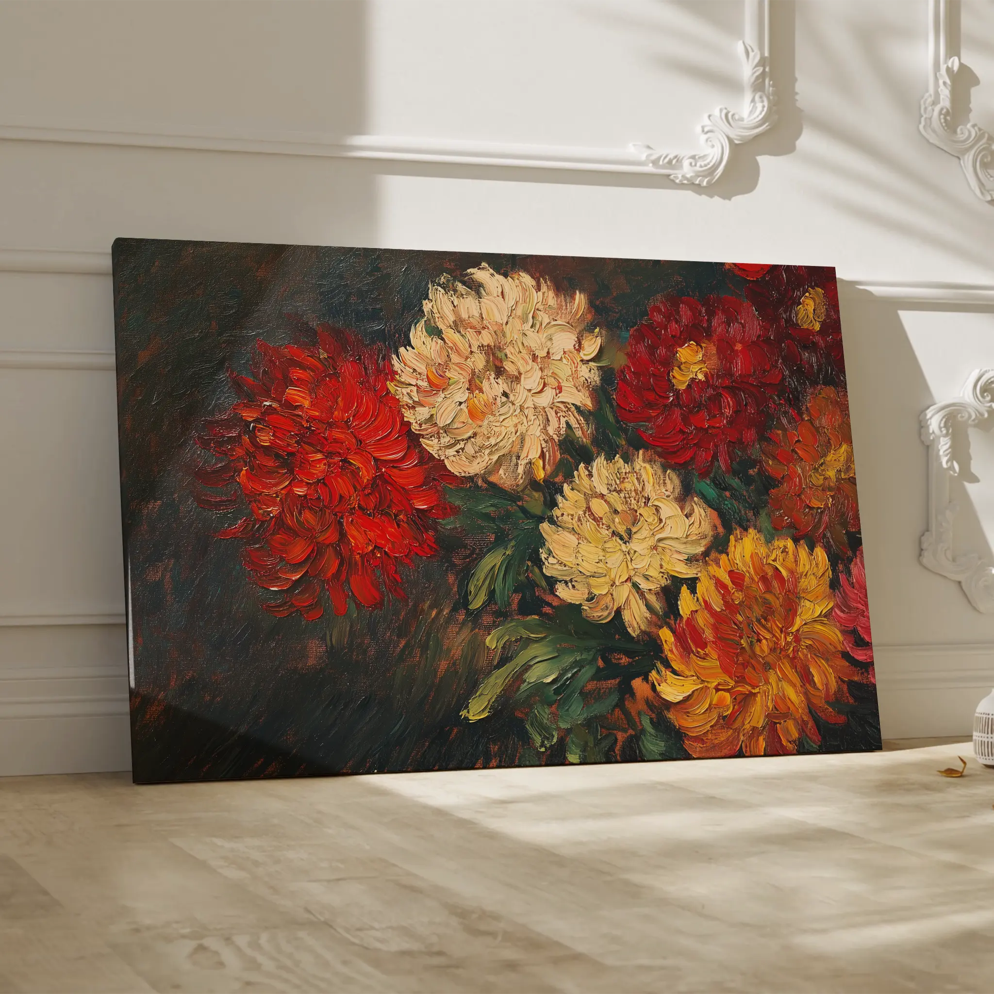 Floral Canvas Wall Art WAD1172-F 90 x 60 cm / Stretched on hidden frame