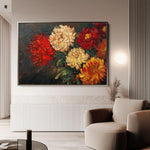 Floral Canvas Wall Art WAD1172-F 90 x 60 cm / Stretched on hidden frame