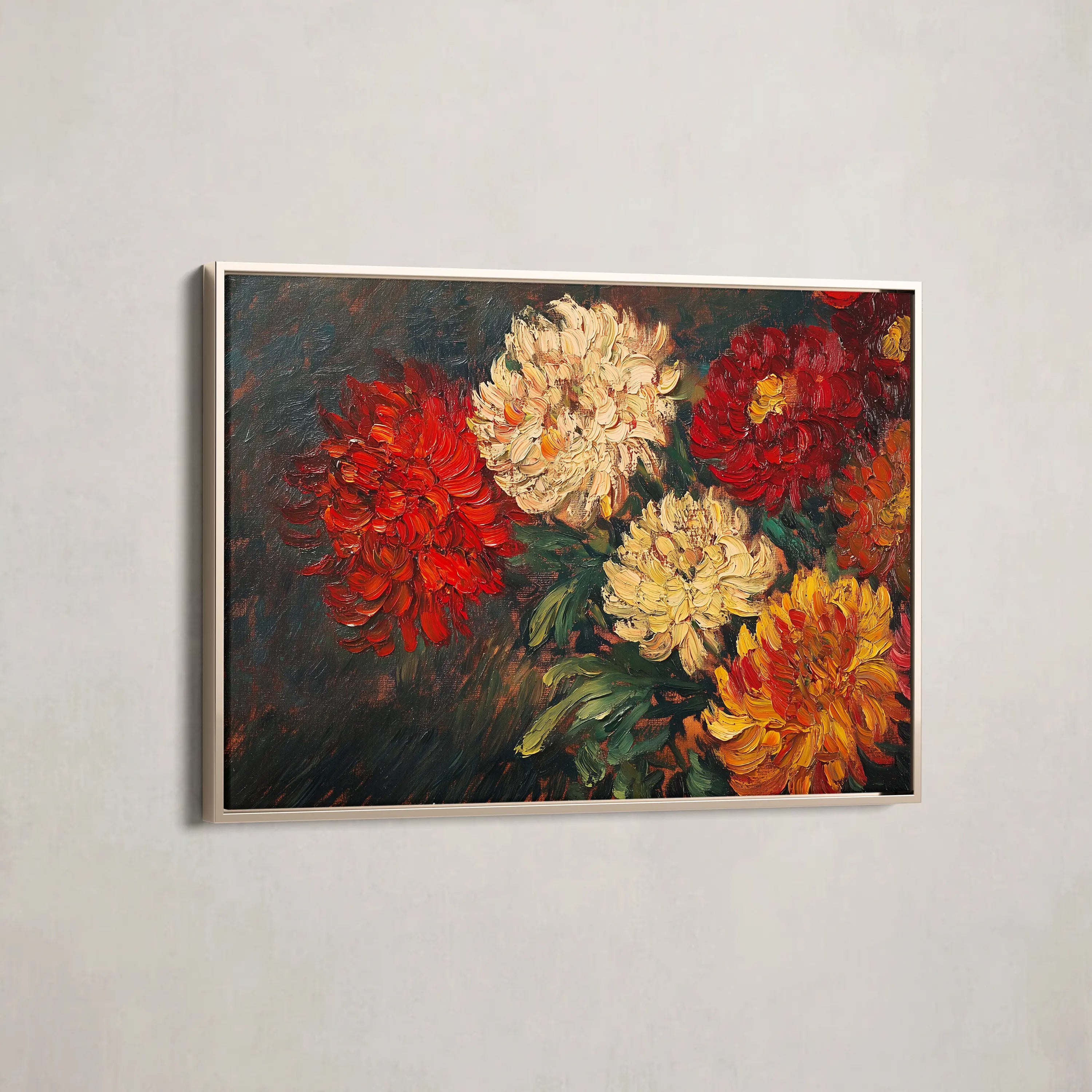 Floral Canvas Wall Art WAD1172-F 90 x 60 cm / Stretched on hidden frame