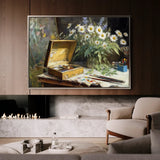 Floral Canvas Wall Art WAD1174-F 90 x 60 cm / Stretched on hidden frame