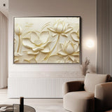 Floral Canvas Wall Art WAD1175-F 90 x 60 cm / Stretched on hidden frame