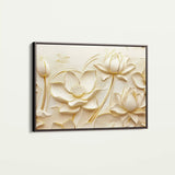 Floral Canvas Wall Art WAD1175-F 90 x 60 cm / Stretched on hidden frame