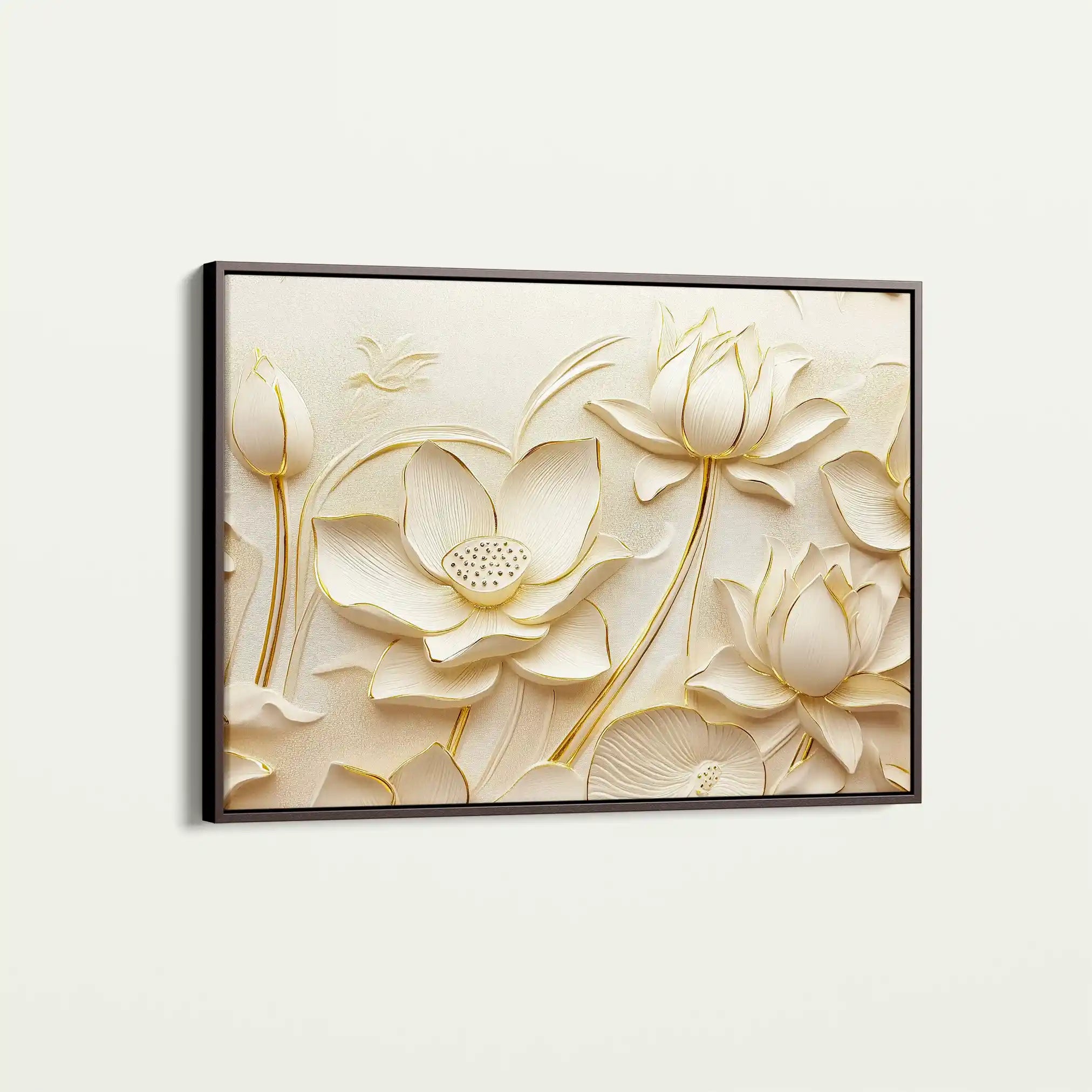 Floral Canvas Wall Art WAD1175-F 90 x 60 cm / Stretched on hidden frame