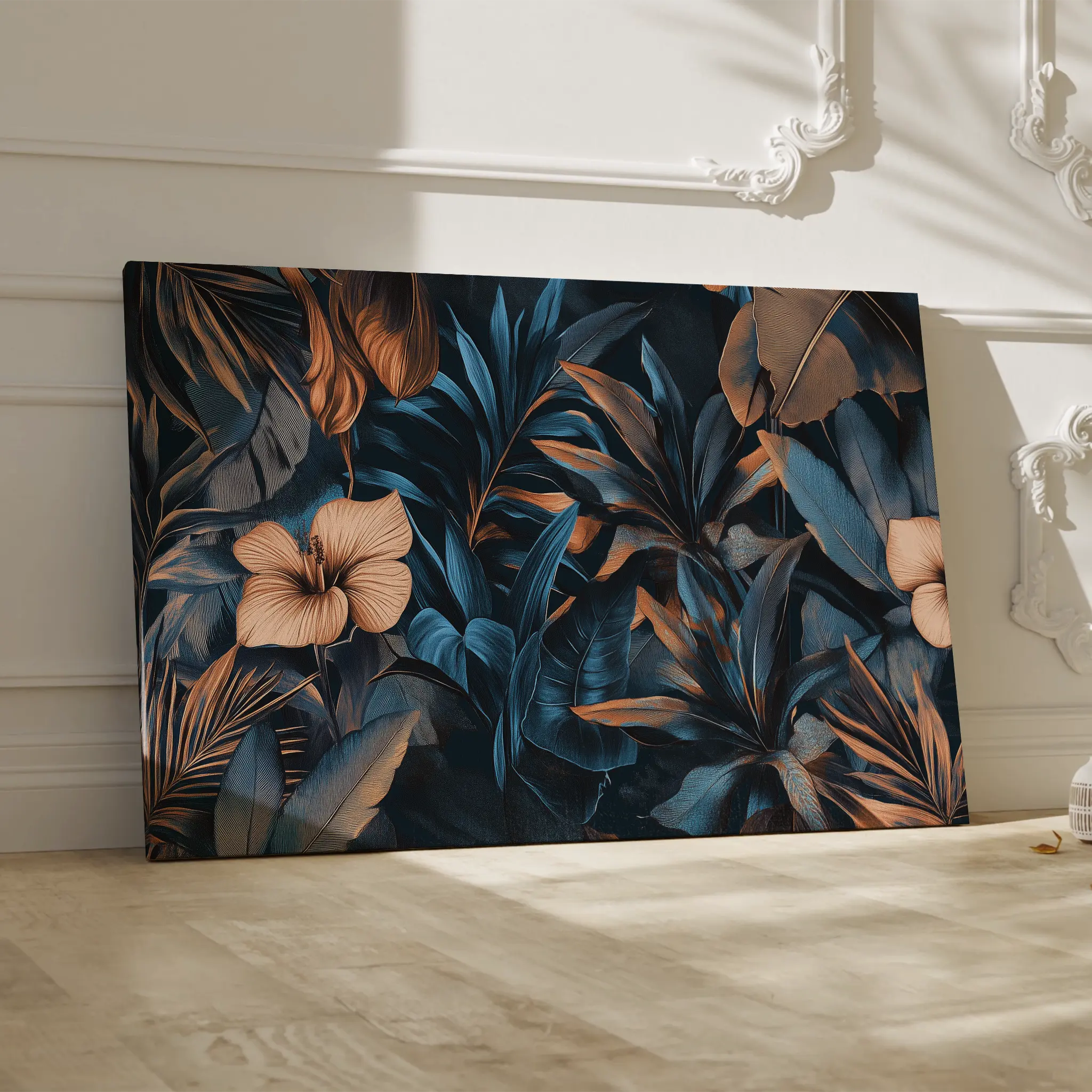 Floral Canvas Wall Art WAD1176-F 90 x 60 cm / Stretched on hidden frame