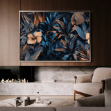 Floral Canvas Wall Art WAD1176-F 90 x 60 cm / Stretched on hidden frame