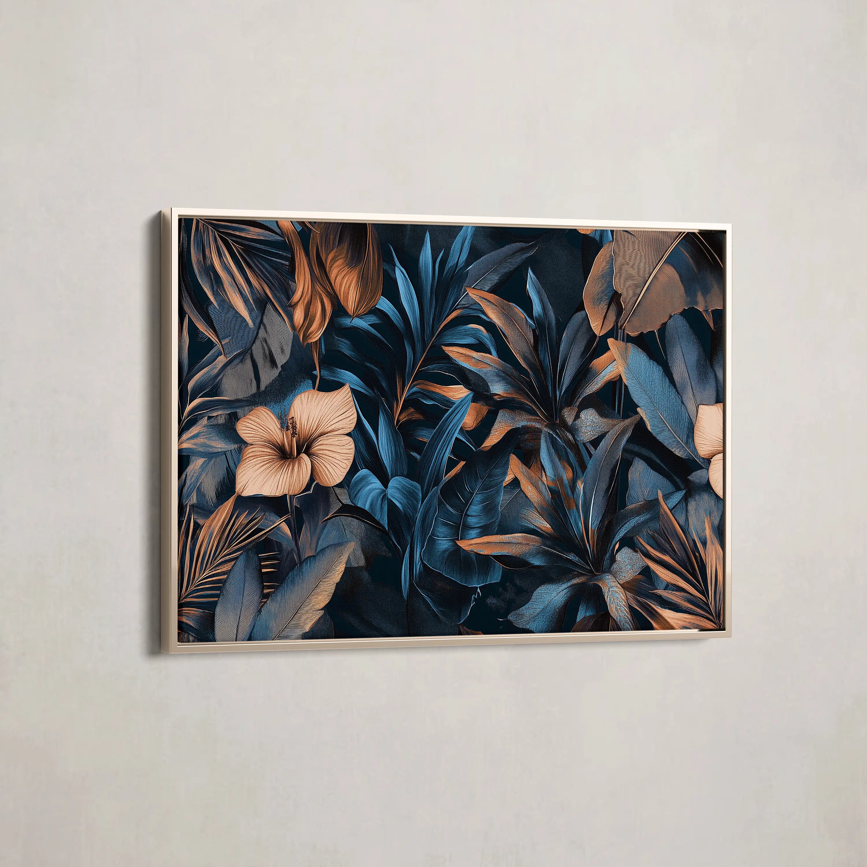 Floral Canvas Wall Art WAD1176-F 90 x 60 cm / Stretched on hidden frame