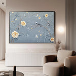 Floral Canvas Wall Art WAD1177-F 90 x 60 cm / Stretched on hidden frame