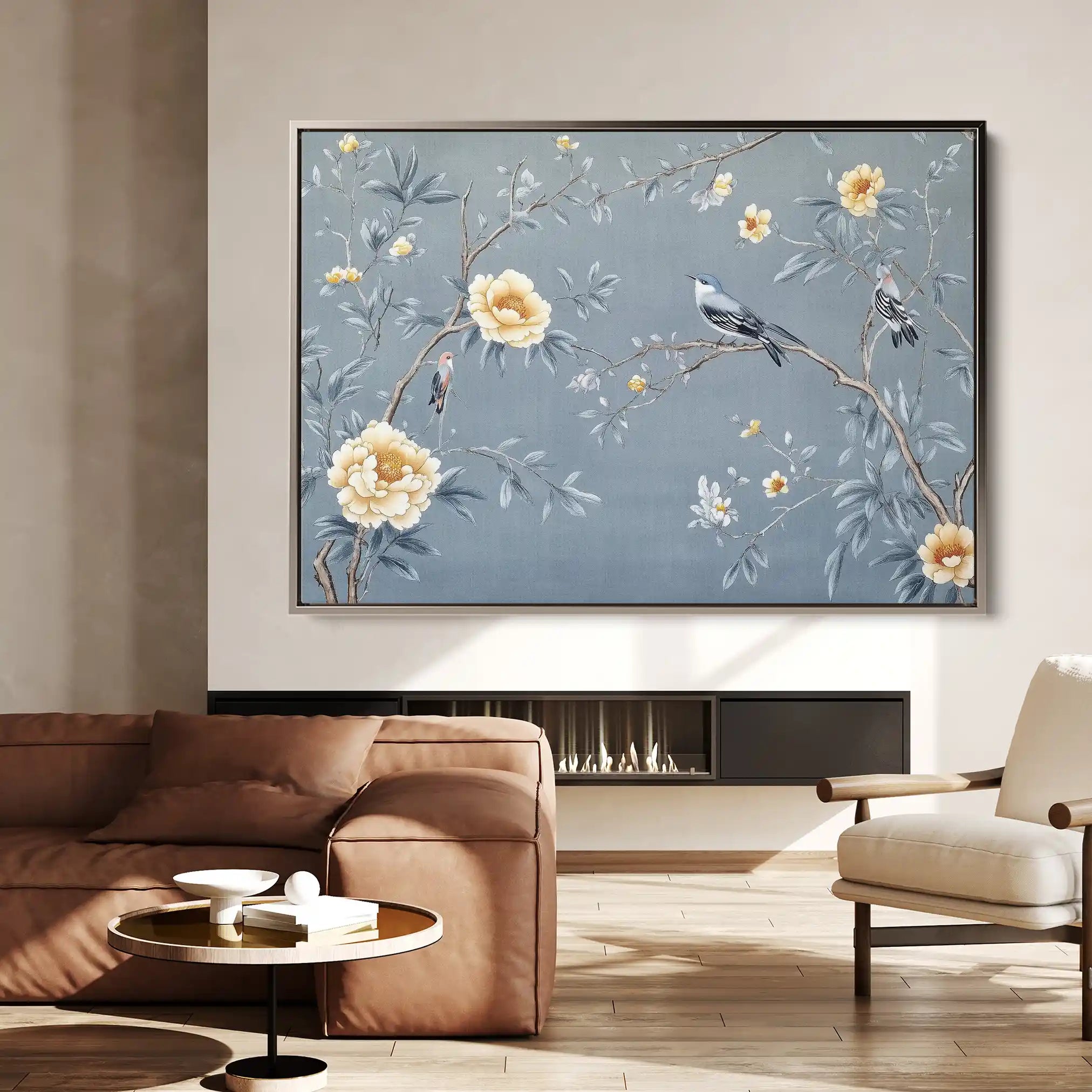 Floral Canvas Wall Art WAD1177-F 90 x 60 cm / Stretched on hidden frame