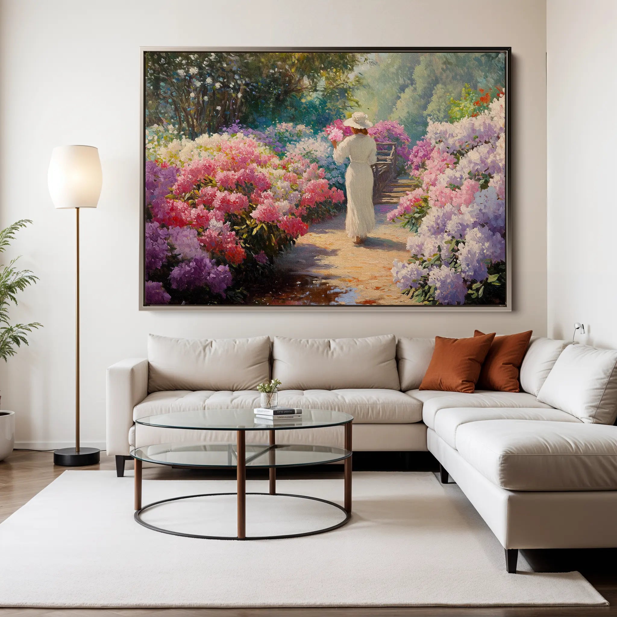 Floral Canvas Wall Art WAD1178-F 90 x 60 cm / Stretched on hidden frame