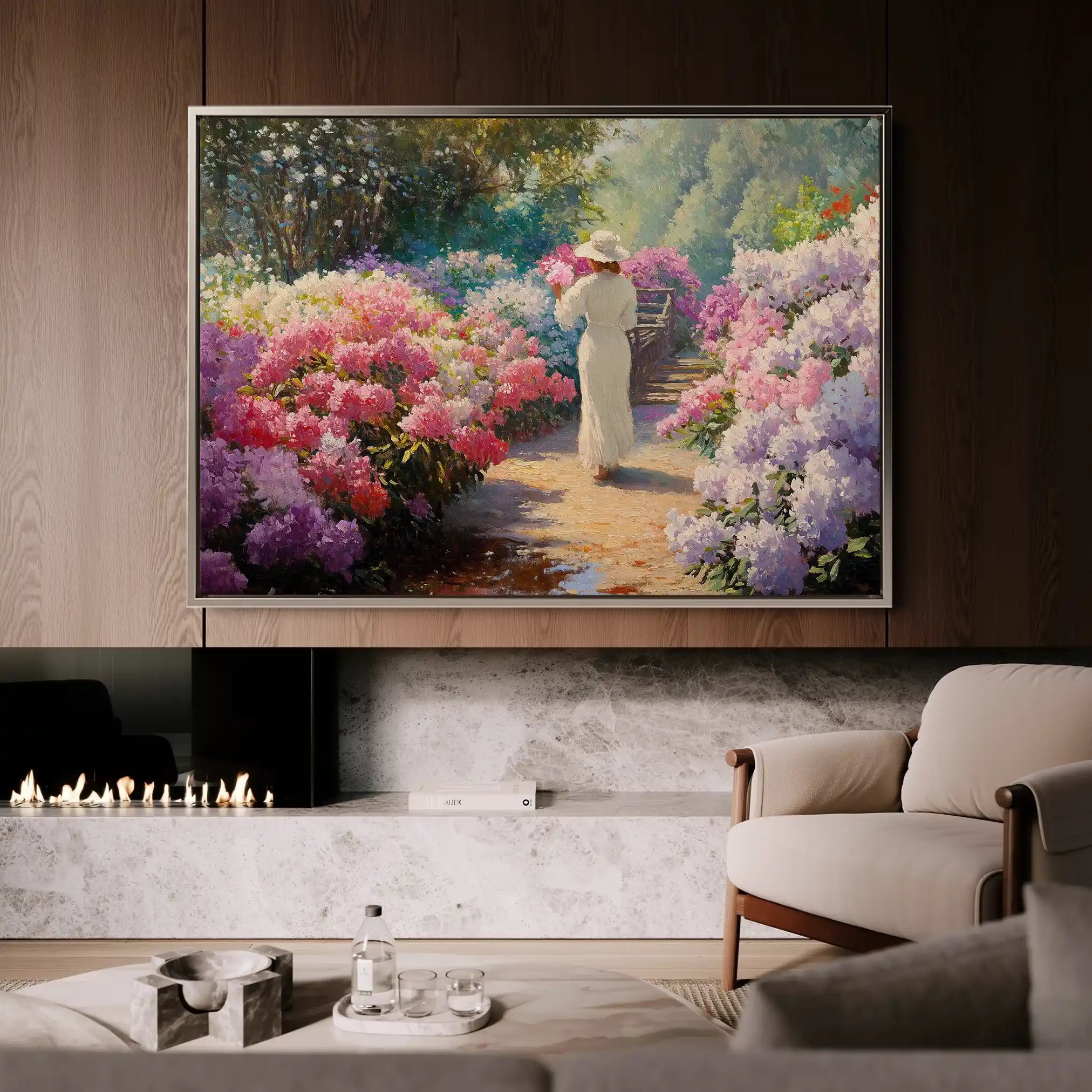 Floral Canvas Wall Art WAD1178-F 90 x 60 cm / Stretched on hidden frame