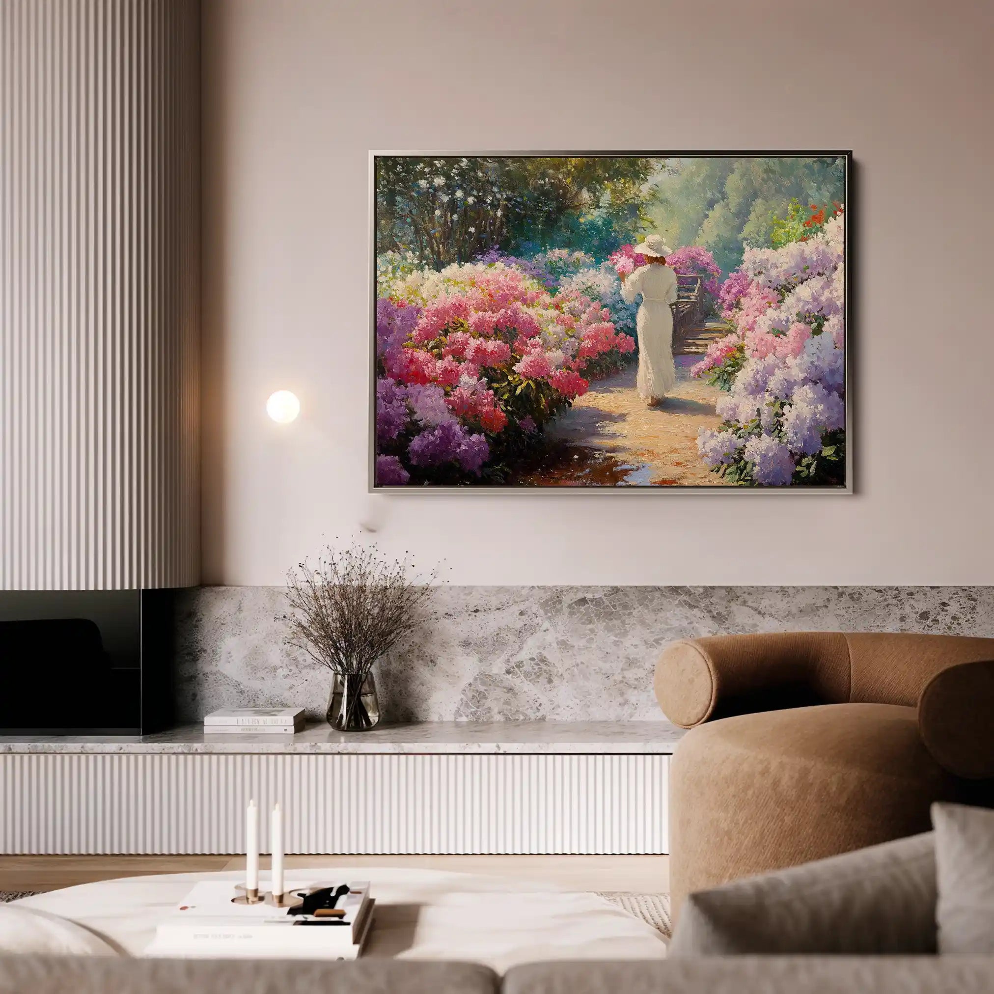 Floral Canvas Wall Art WAD1178-F 90 x 60 cm / Stretched on hidden frame