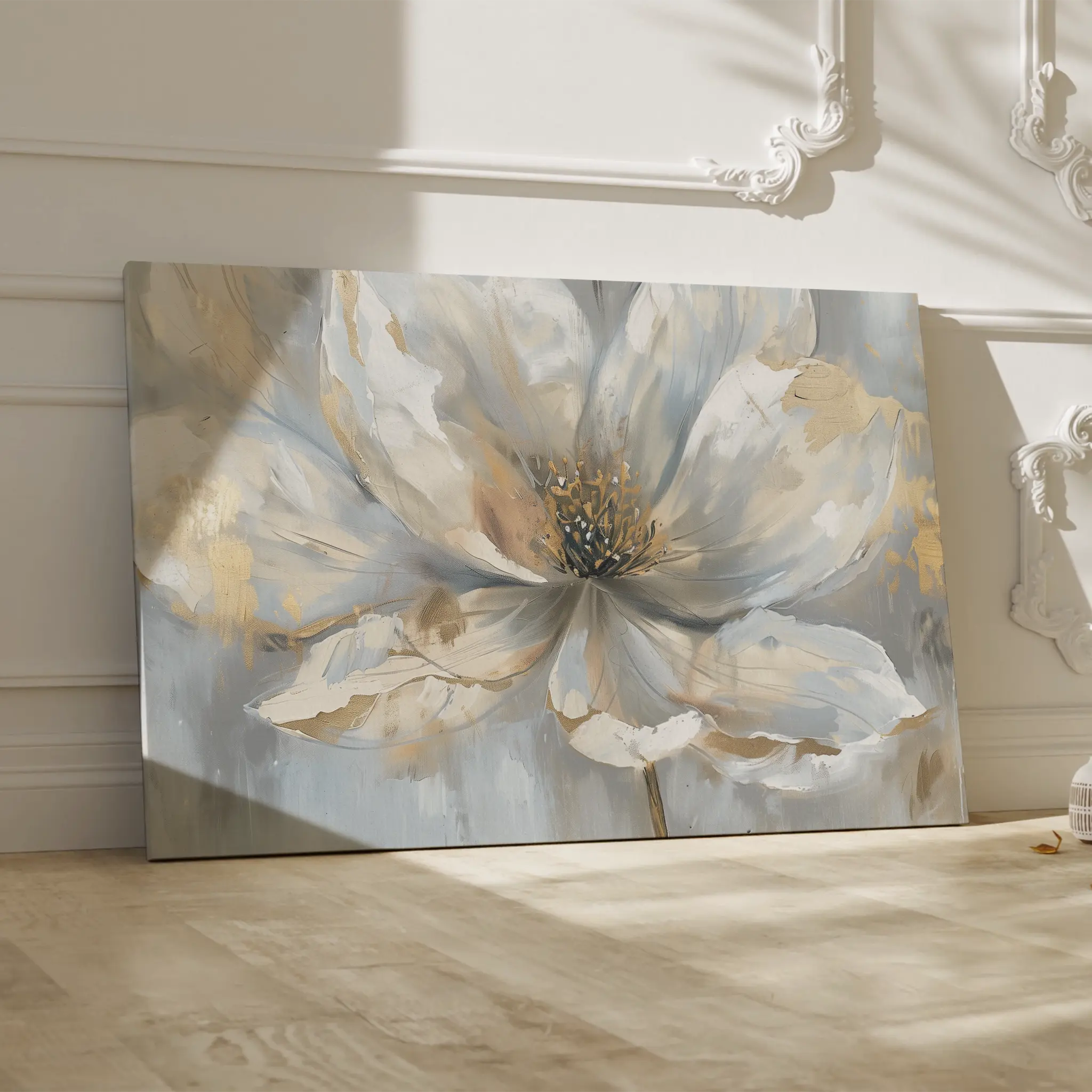 Floral Canvas Wall Art WAD118-F 90 x 60 cm / Stretched on hidden frame