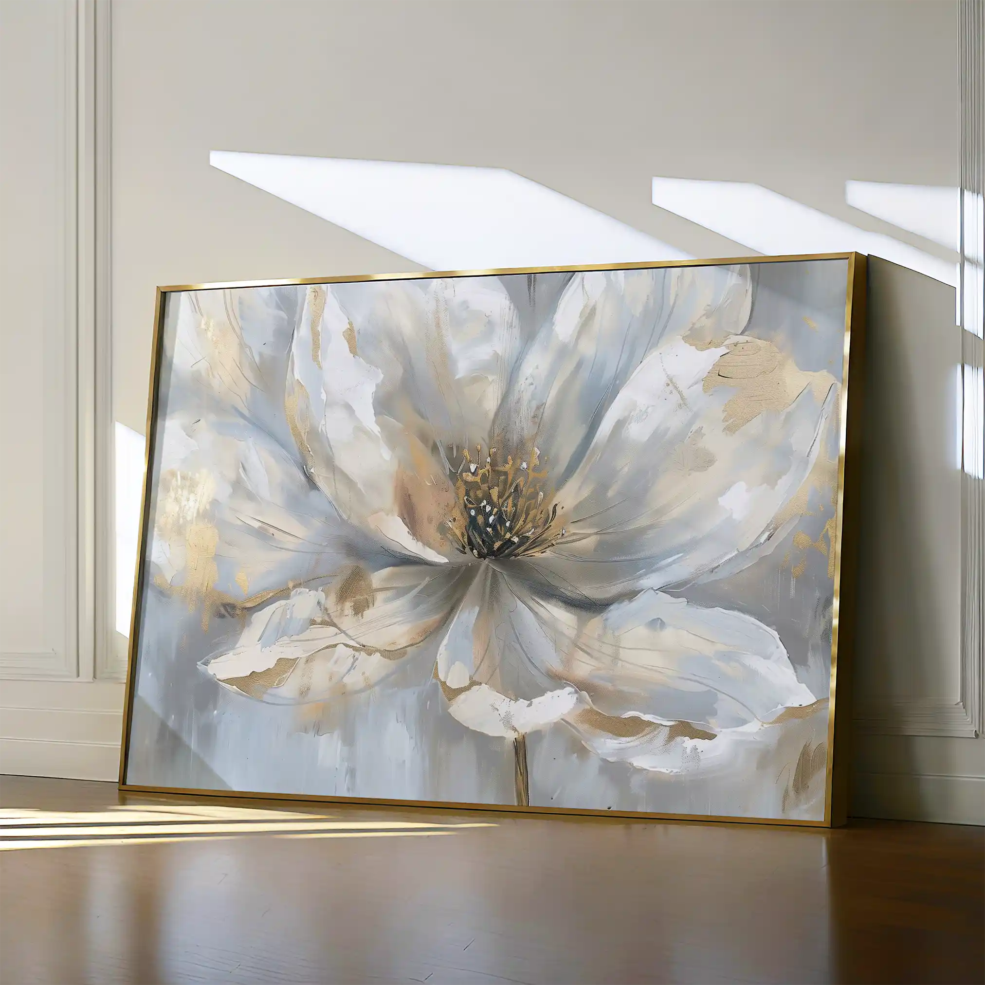Floral Canvas Wall Art WAD118-F 90 x 60 cm / Stretched on hidden frame