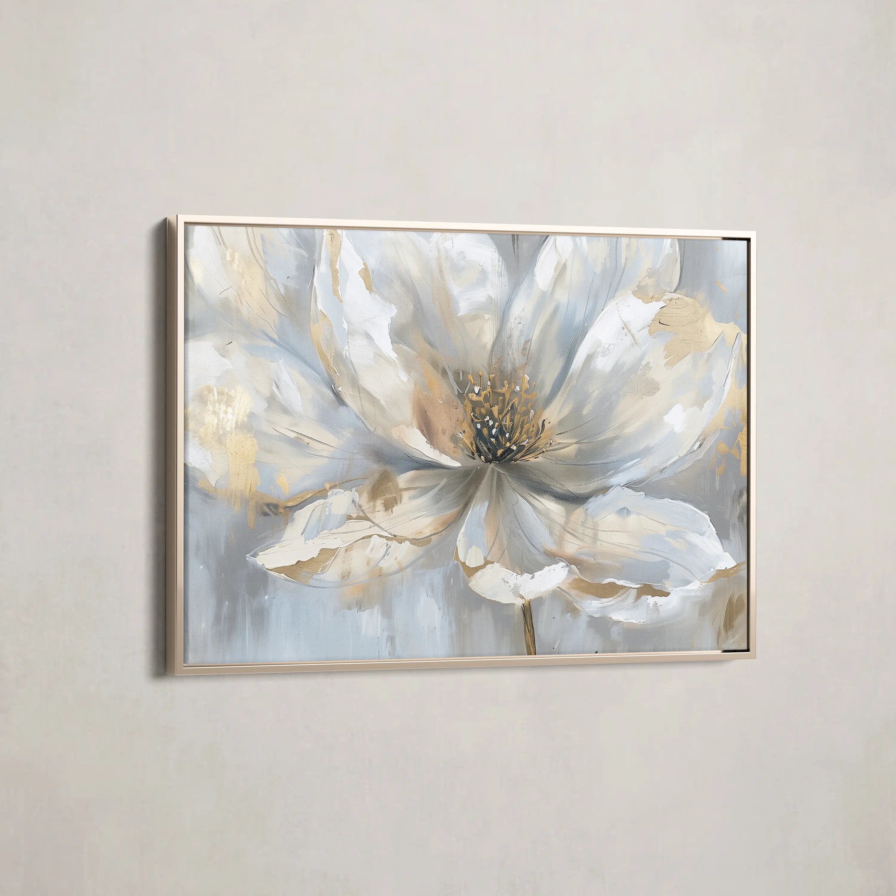 Floral Canvas Wall Art WAD118-F 90 x 60 cm / Stretched on hidden frame