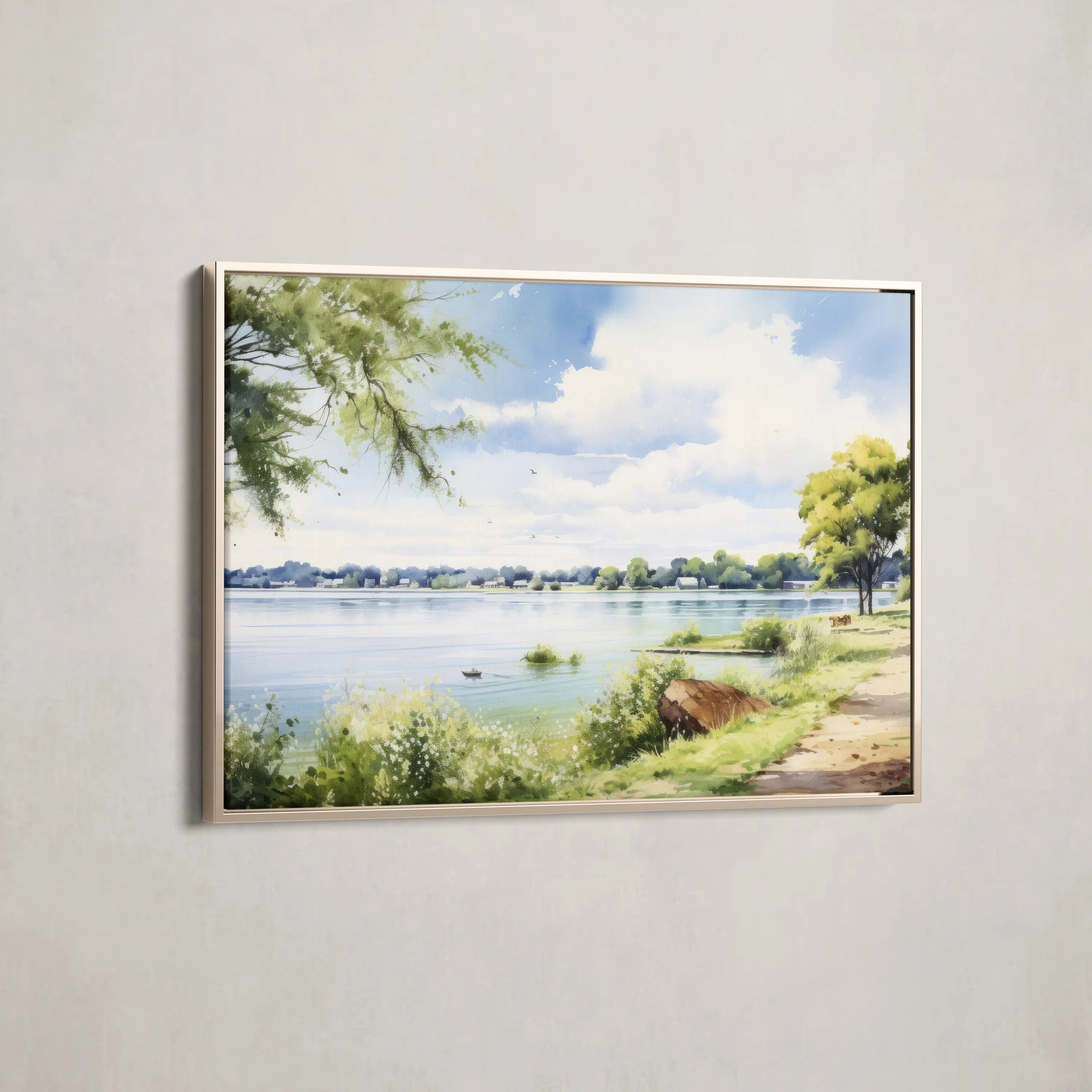 Landscape Canvas Wall Art WAD118-L 90 x 60 cm / Stretched on hidden frame