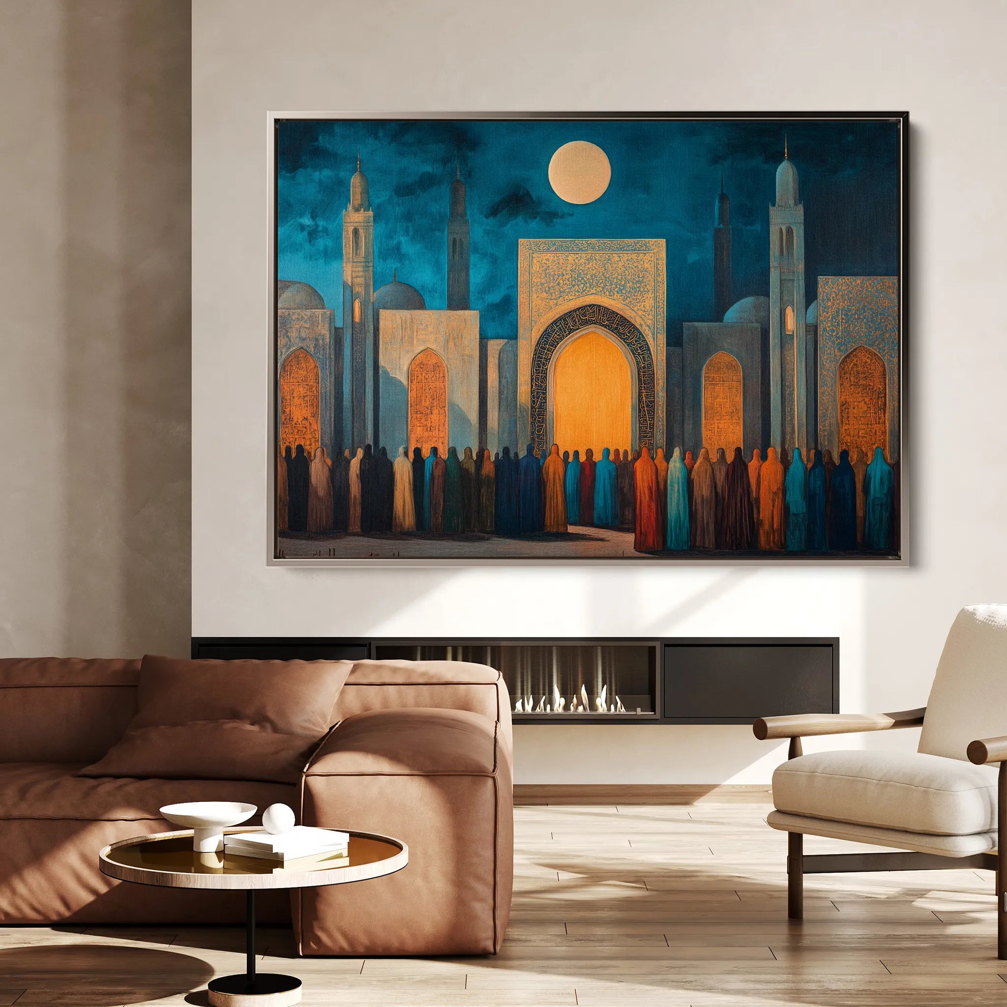 Orientalist Canvas Wall Art WAD118-OR 90 x 60 cm / Stretched on hidden frame